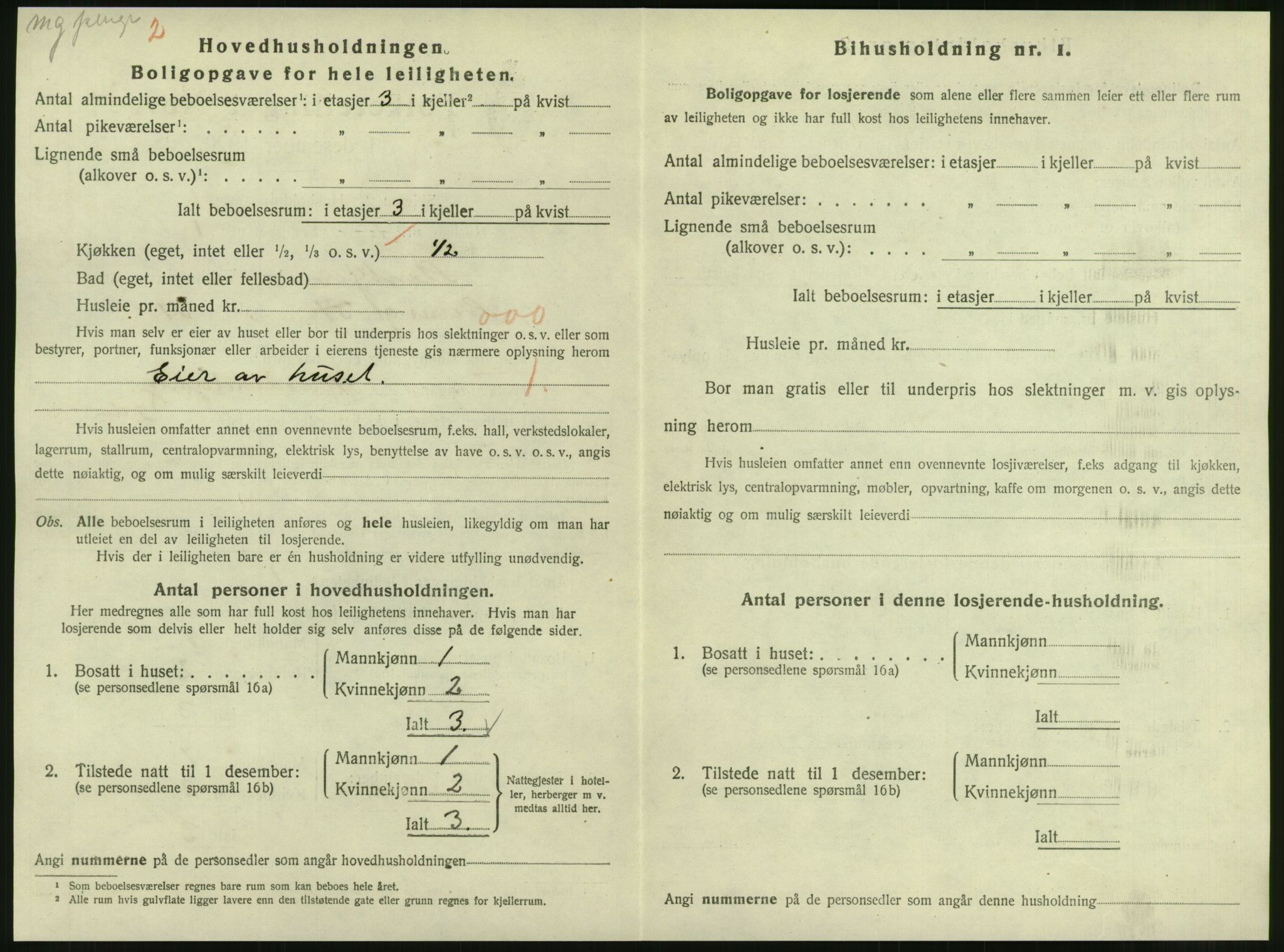 SAT, 1920 census for Steinkjer, 1920, p. 1251