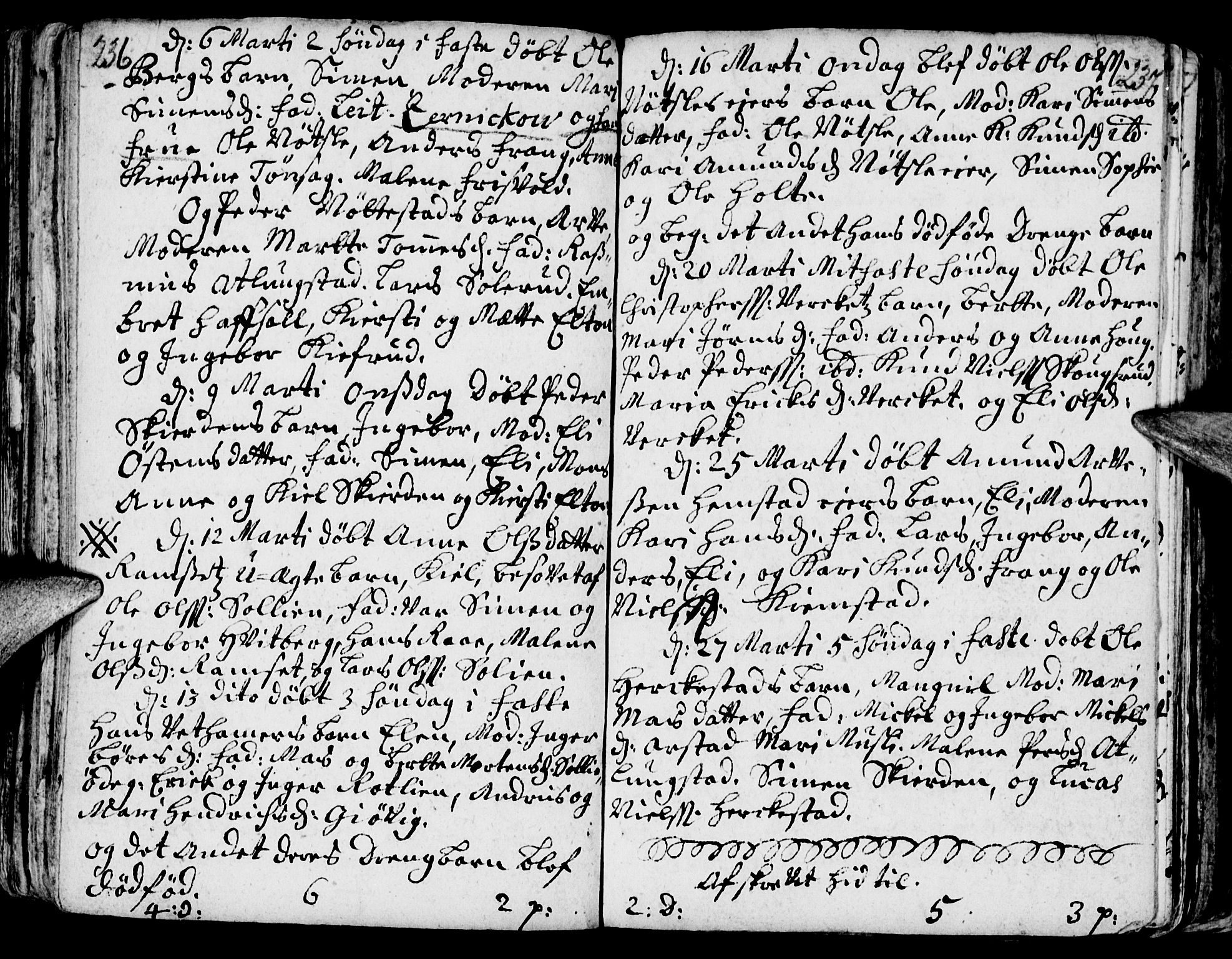 Stange prestekontor, AV/SAH-PREST-002/K/L0002: Parish register (official) no. 2, 1724-1740, p. 236-237