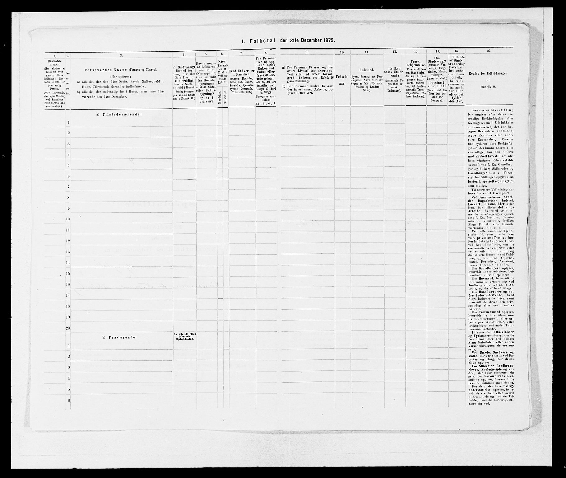 SAB, 1875 census for 1221P Stord, 1875, p. 258