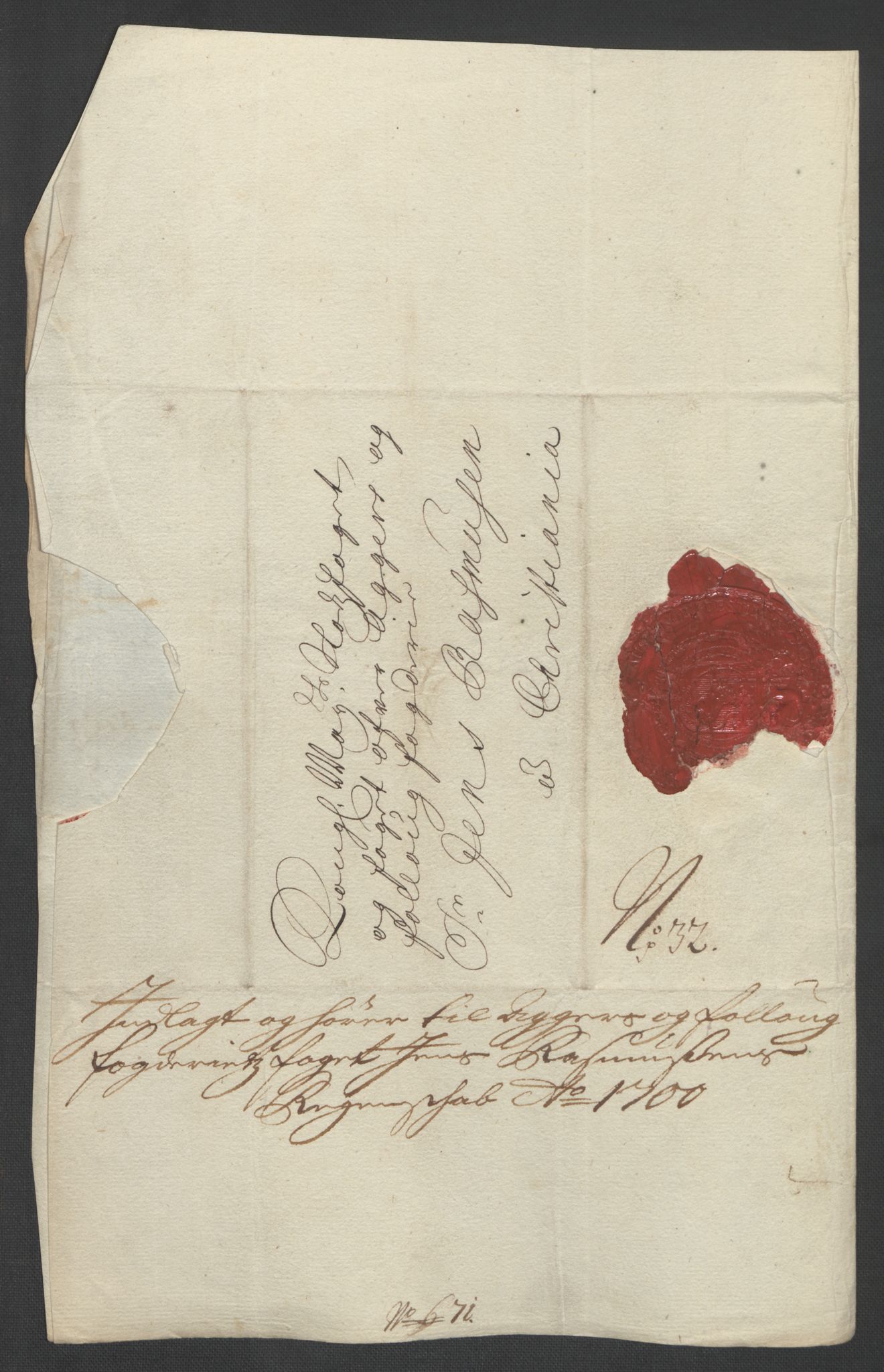 Rentekammeret inntil 1814, Reviderte regnskaper, Fogderegnskap, AV/RA-EA-4092/R10/L0443: Fogderegnskap Aker og Follo, 1700, p. 272