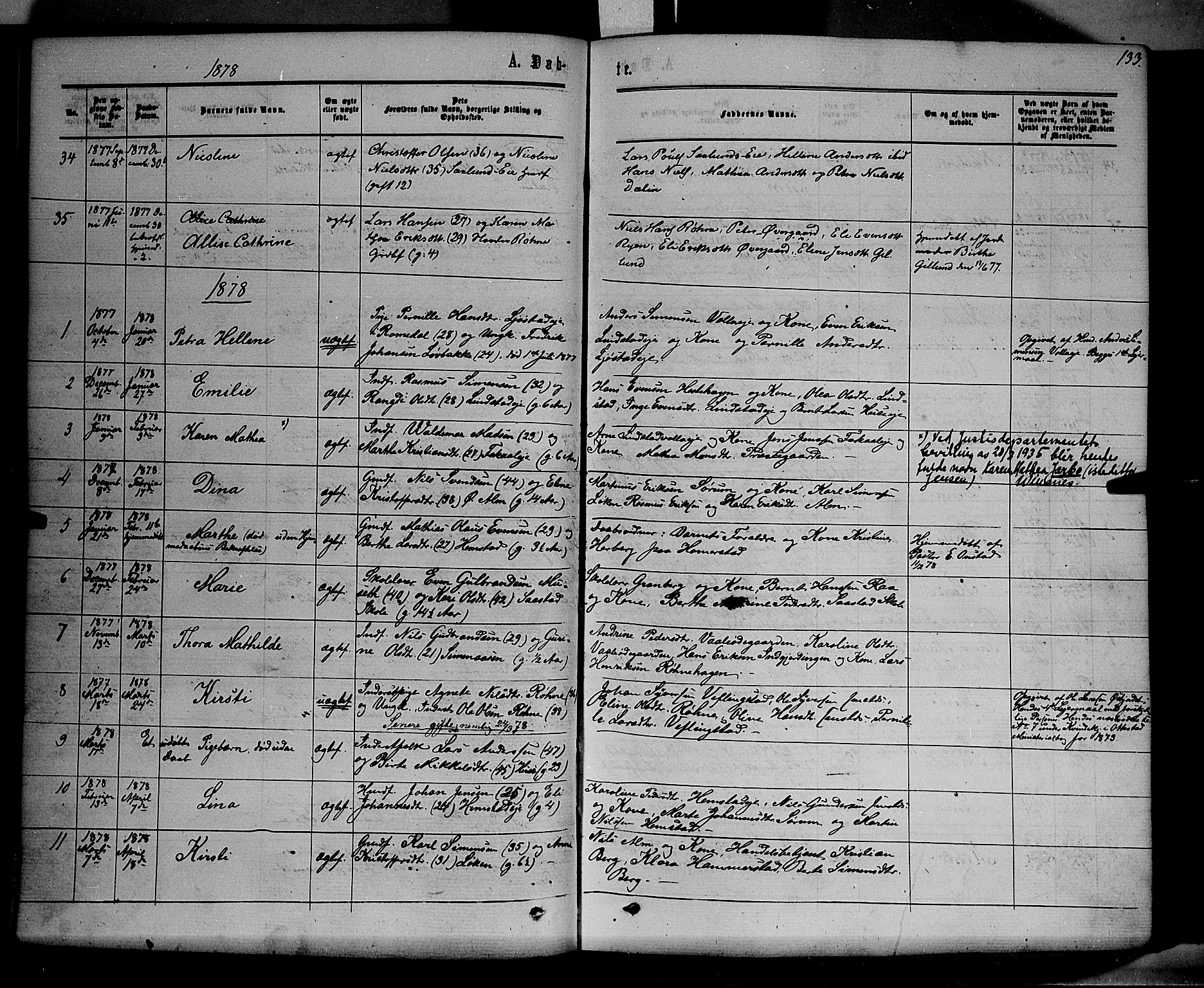 Stange prestekontor, AV/SAH-PREST-002/K/L0013: Parish register (official) no. 13, 1862-1879, p. 133