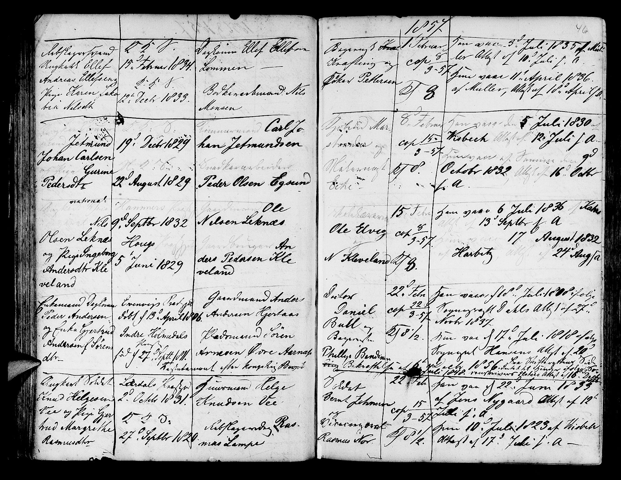 Korskirken sokneprestembete, AV/SAB-A-76101/H/Haa/L0009: Parish register (official) no. A 9, 1743-1861, p. 46