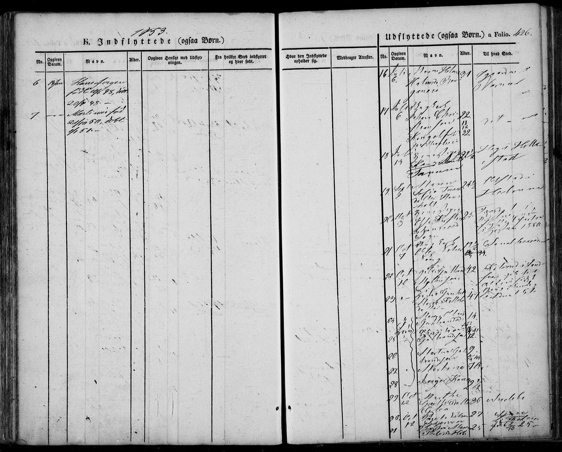 Lardal kirkebøker, AV/SAKO-A-350/F/Fa/L0006: Parish register (official) no. I 6, 1835-1860, p. 426