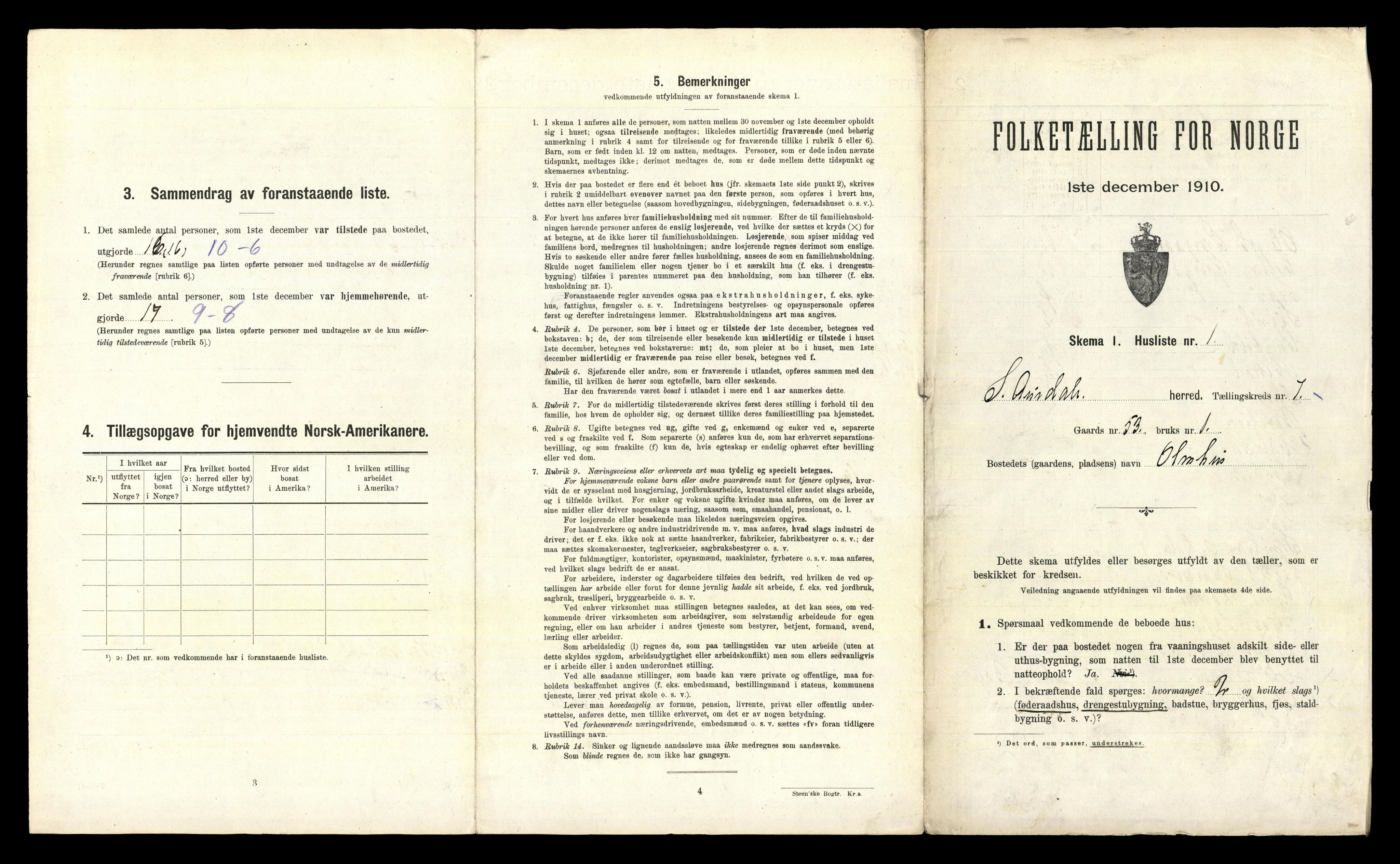 RA, 1910 census for Sør-Aurdal, 1910, p. 741