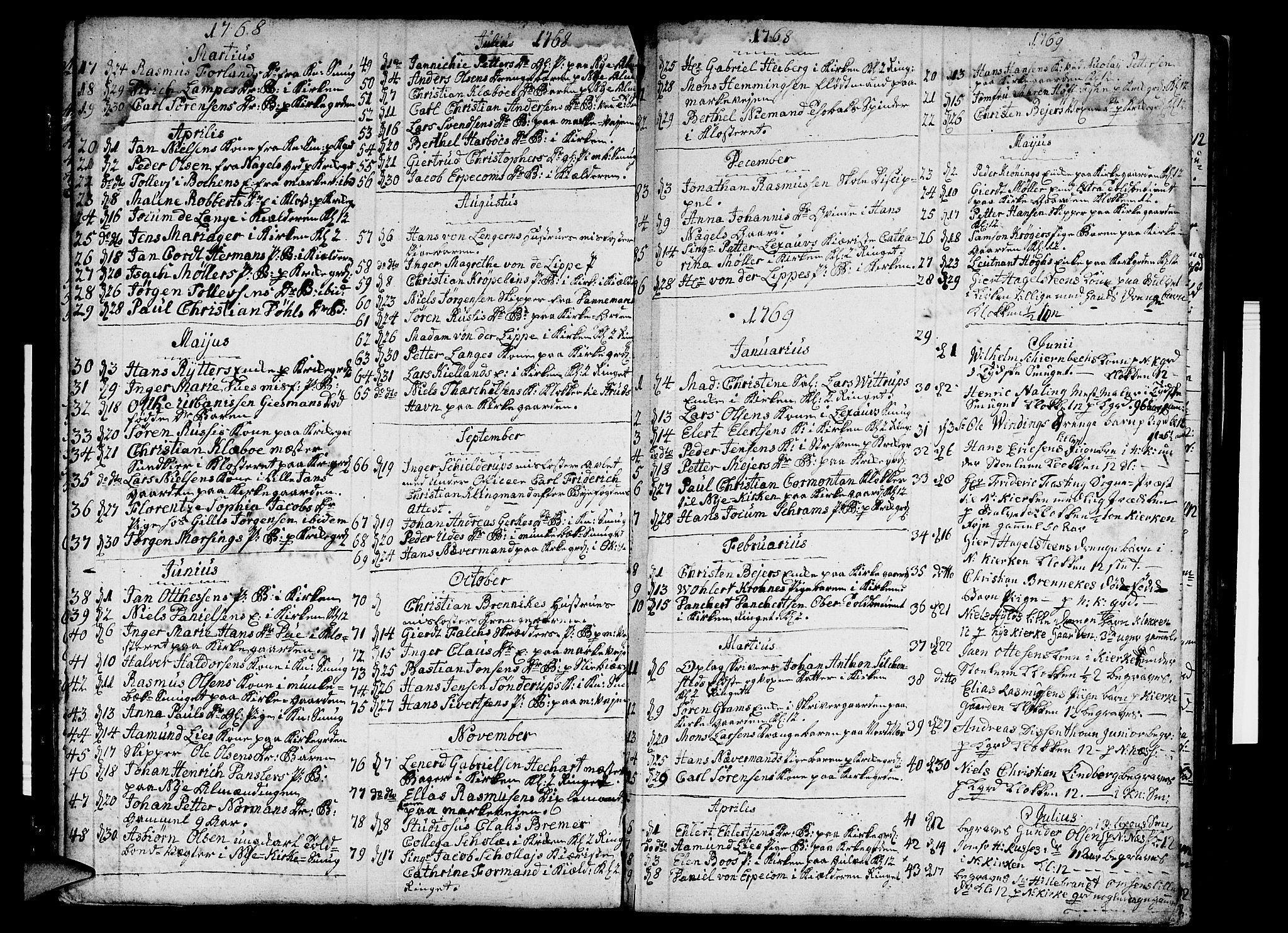 Nykirken Sokneprestembete, SAB/A-77101/H/Haa/L0010: Parish register (official) no. A 10, 1759-1775, p. 34