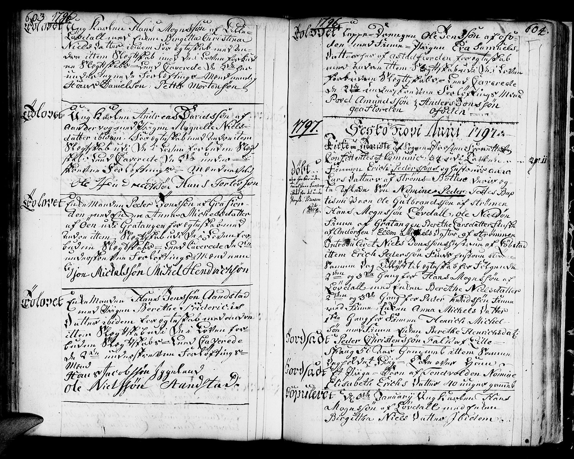 Ibestad sokneprestembete, SATØ/S-0077/H/Ha/Haa/L0003kirke: Parish register (official) no. 3, 1776-1801, p. 603-604