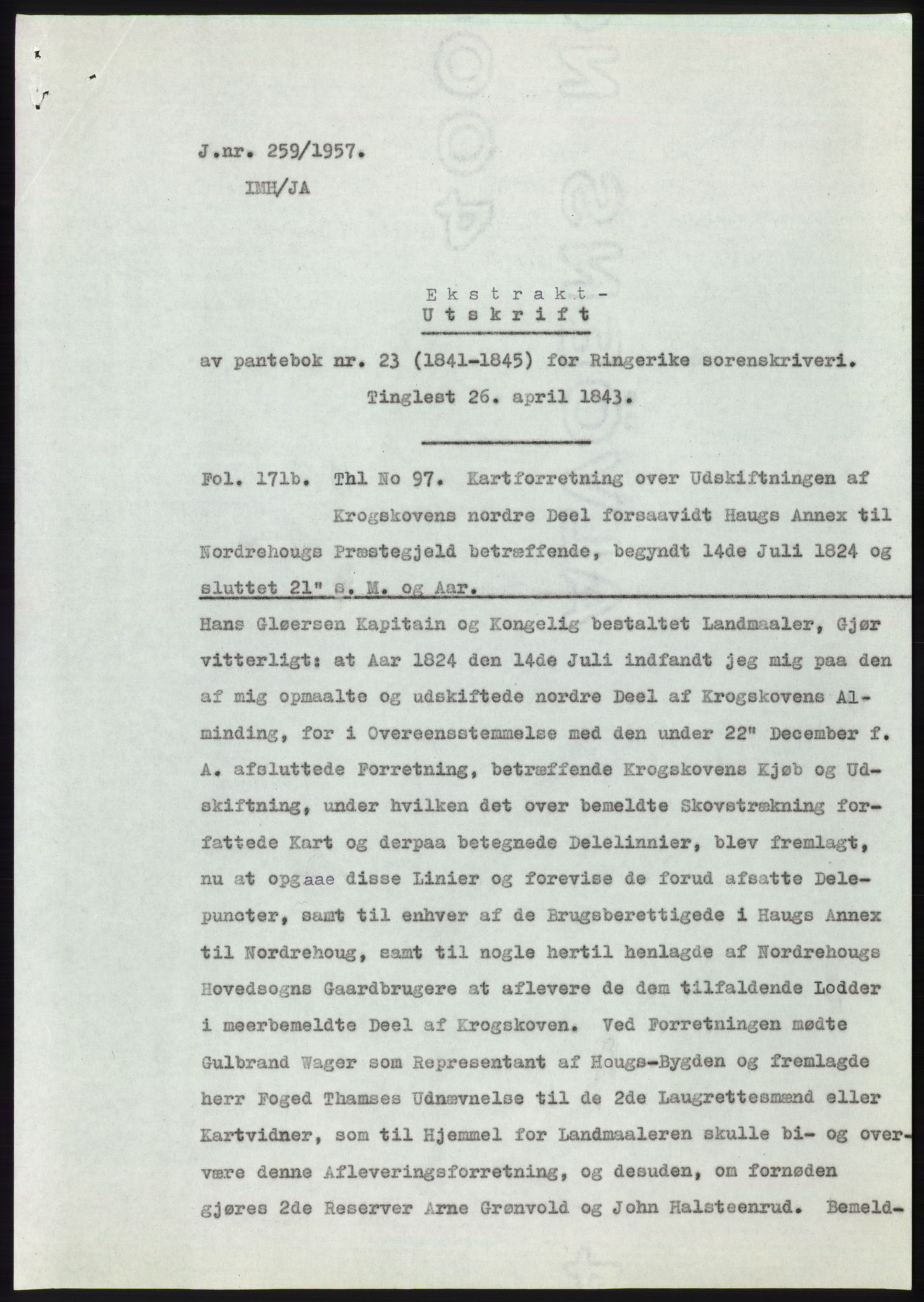 Statsarkivet i Kongsberg, SAKO/A-0001, 1956-1957, p. 336