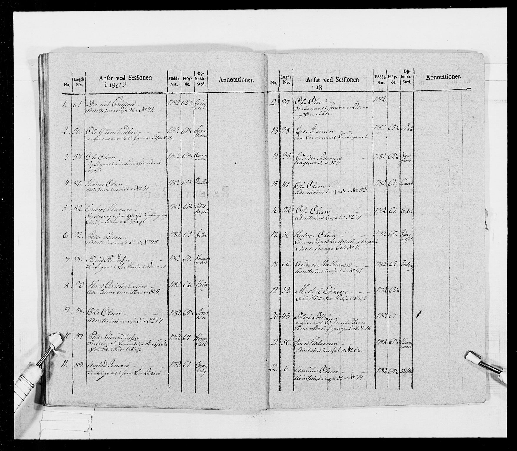 Generalitets- og kommissariatskollegiet, Det kongelige norske kommissariatskollegium, RA/EA-5420/E/Eh/L0026: Skiløperkompaniene, 1805-1810, p. 118