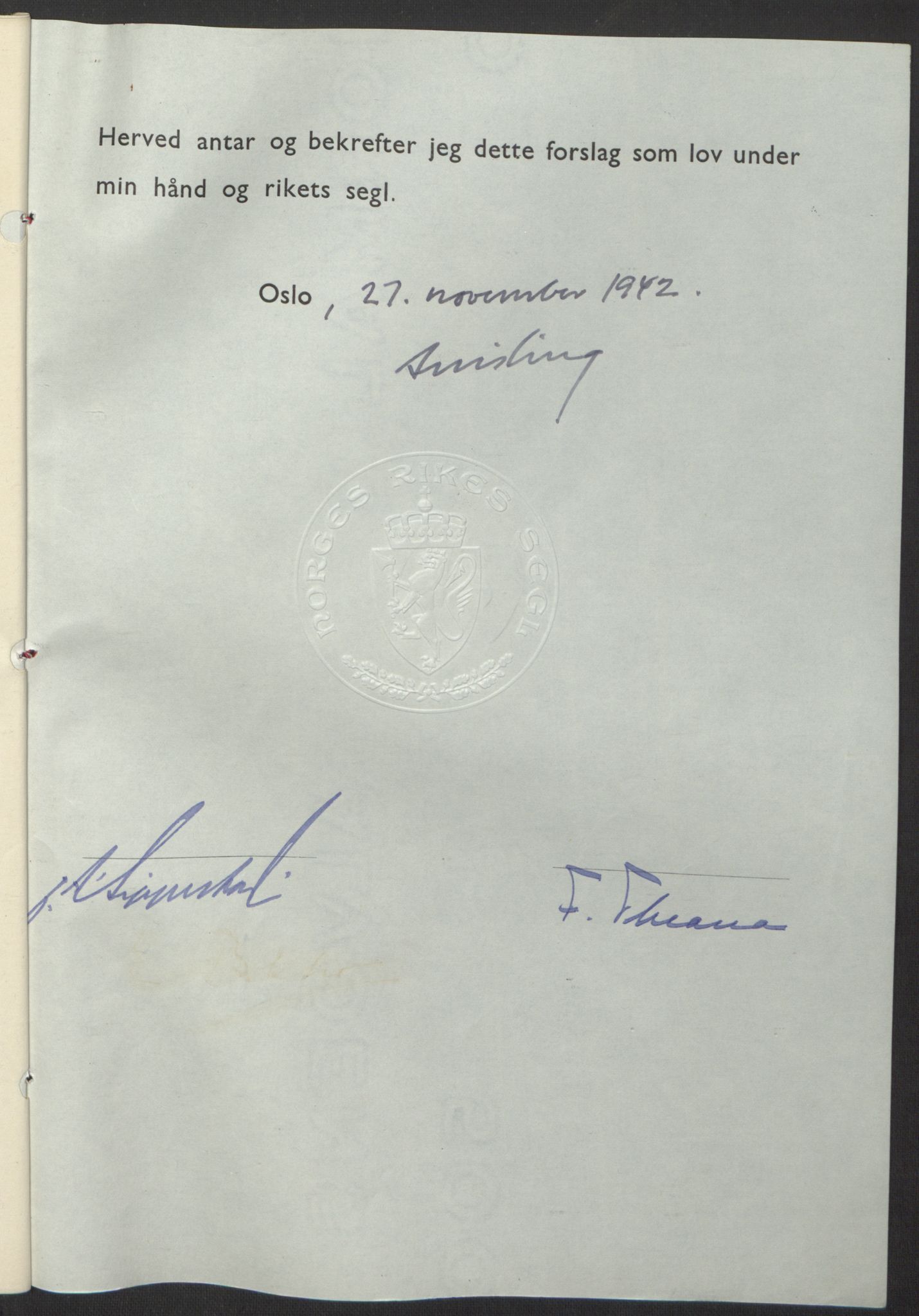 NS-administrasjonen 1940-1945 (Statsrådsekretariatet, de kommisariske statsråder mm), AV/RA-S-4279/D/Db/L0098: Lover II, 1942, p. 541