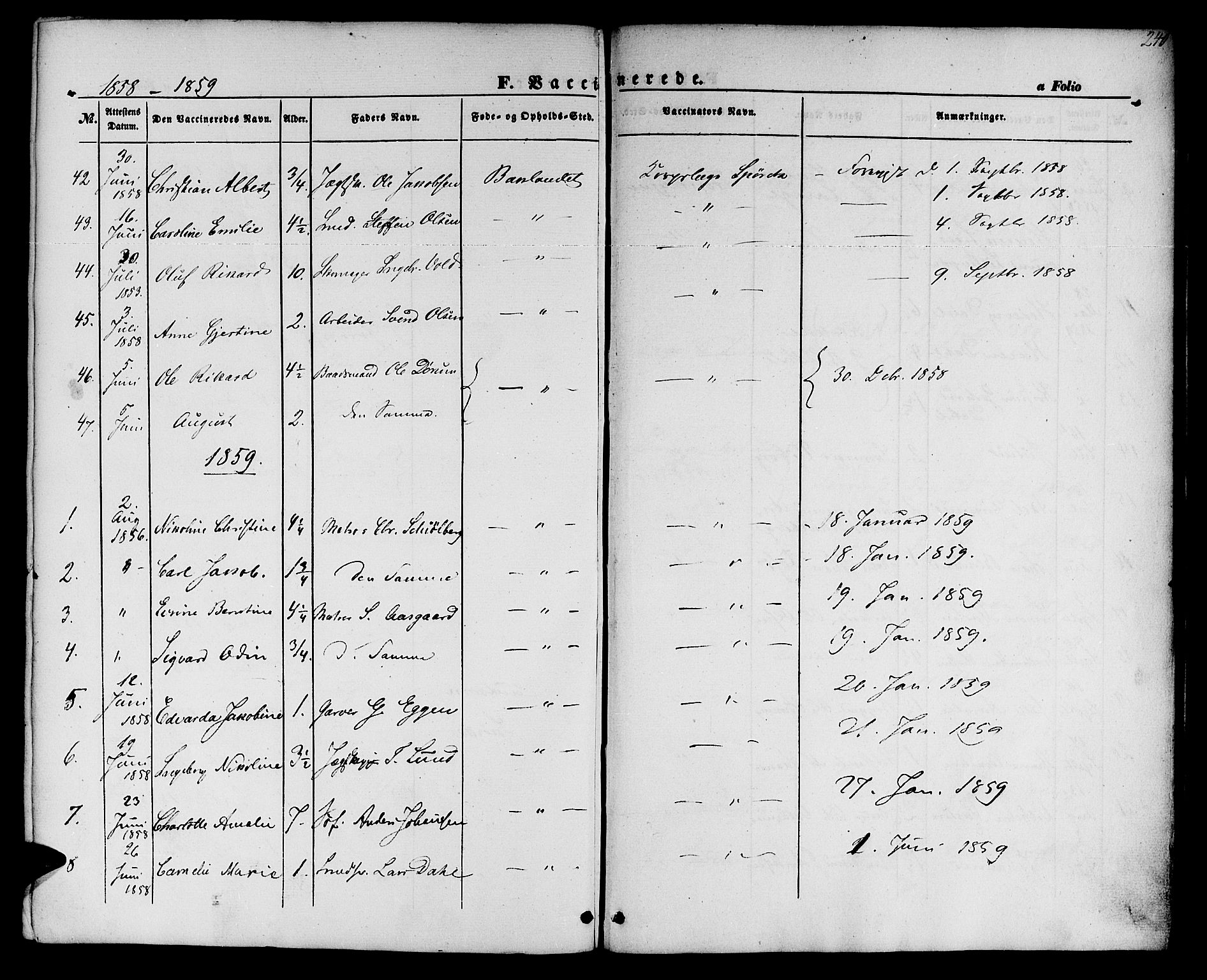 Ministerialprotokoller, klokkerbøker og fødselsregistre - Sør-Trøndelag, SAT/A-1456/604/L0184: Parish register (official) no. 604A05, 1851-1860, p. 240