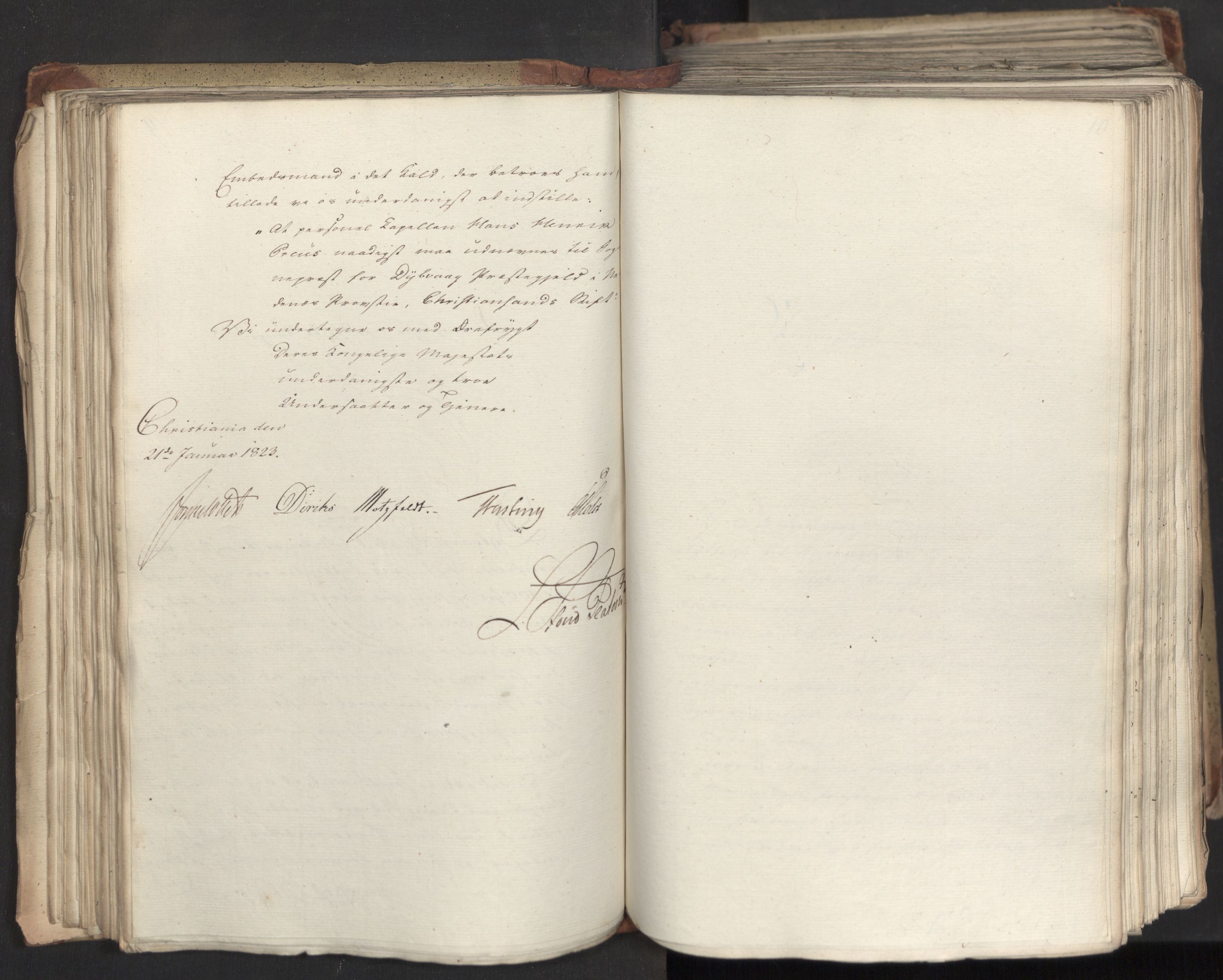 Statsrådsavdelingen i Stockholm, AV/RA-S-1003/D/Da/L0033: Regjeringsinnstillinger nr. 1-274, 1823, p. 115