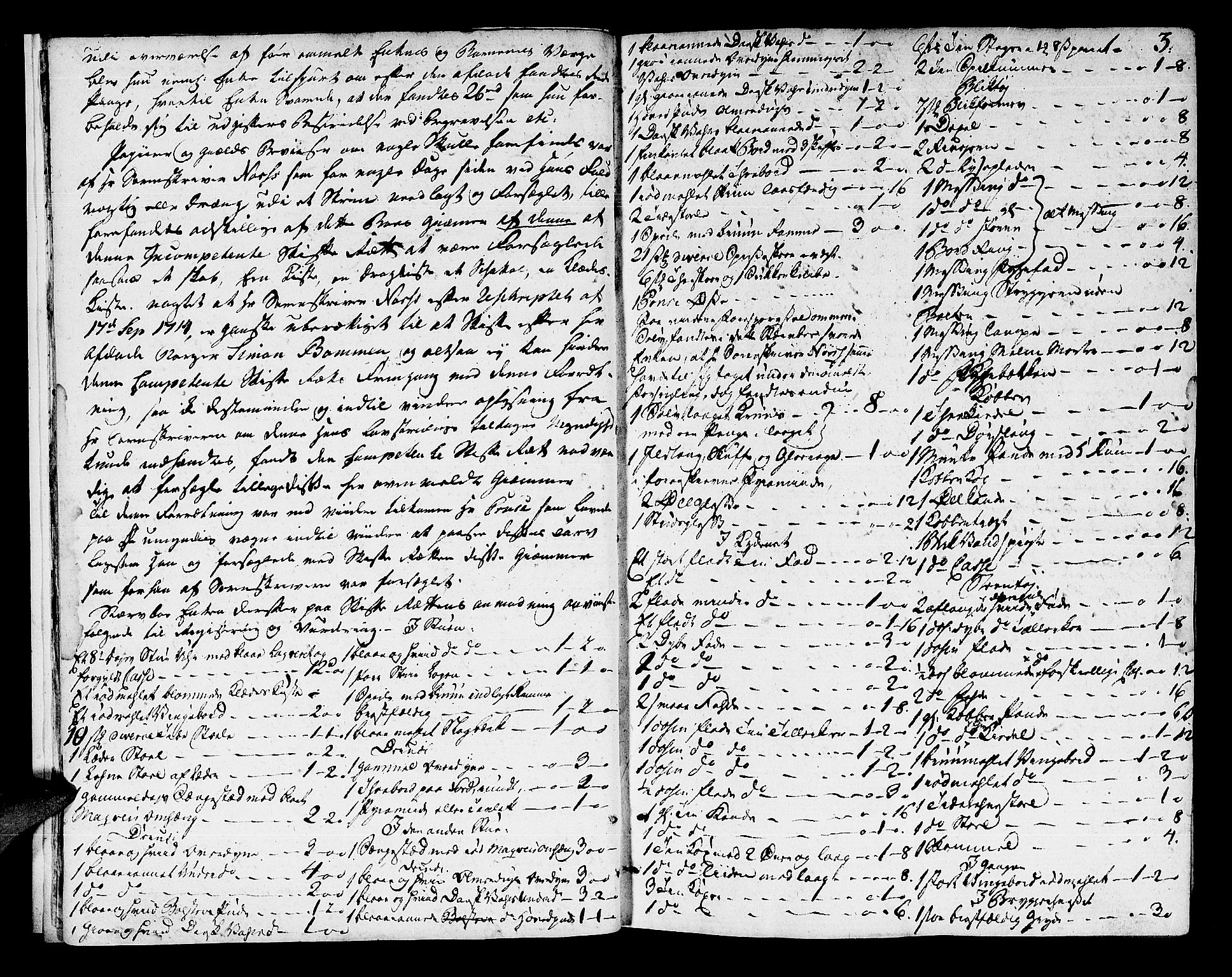 Skien byfogd, AV/SAKO-A-219/H/Hd/L0003: Skifteforhandlingsprotokoll, 1792-1806, p. 3