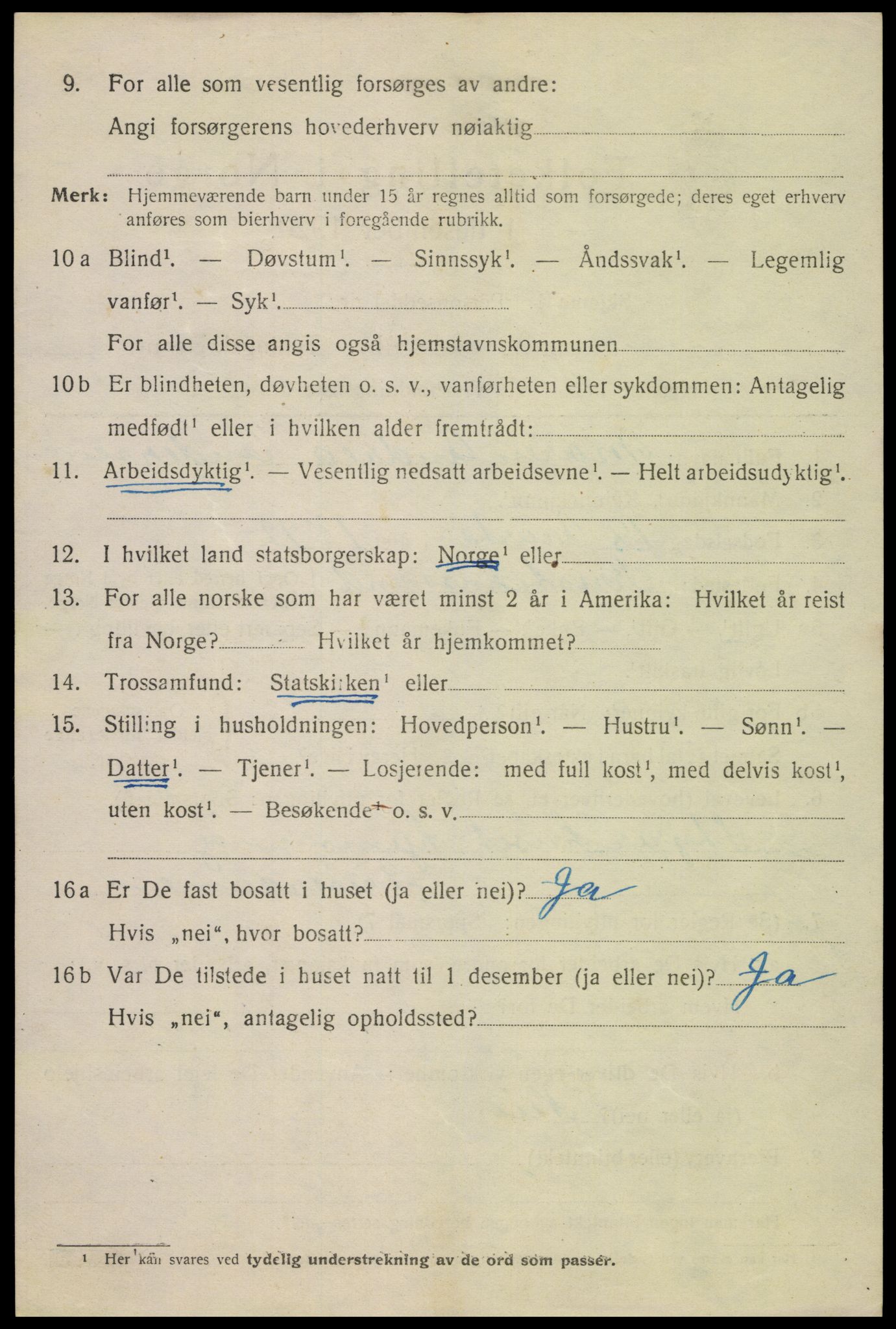 SAK, 1920 census for Kristiansand, 1920, p. 22506