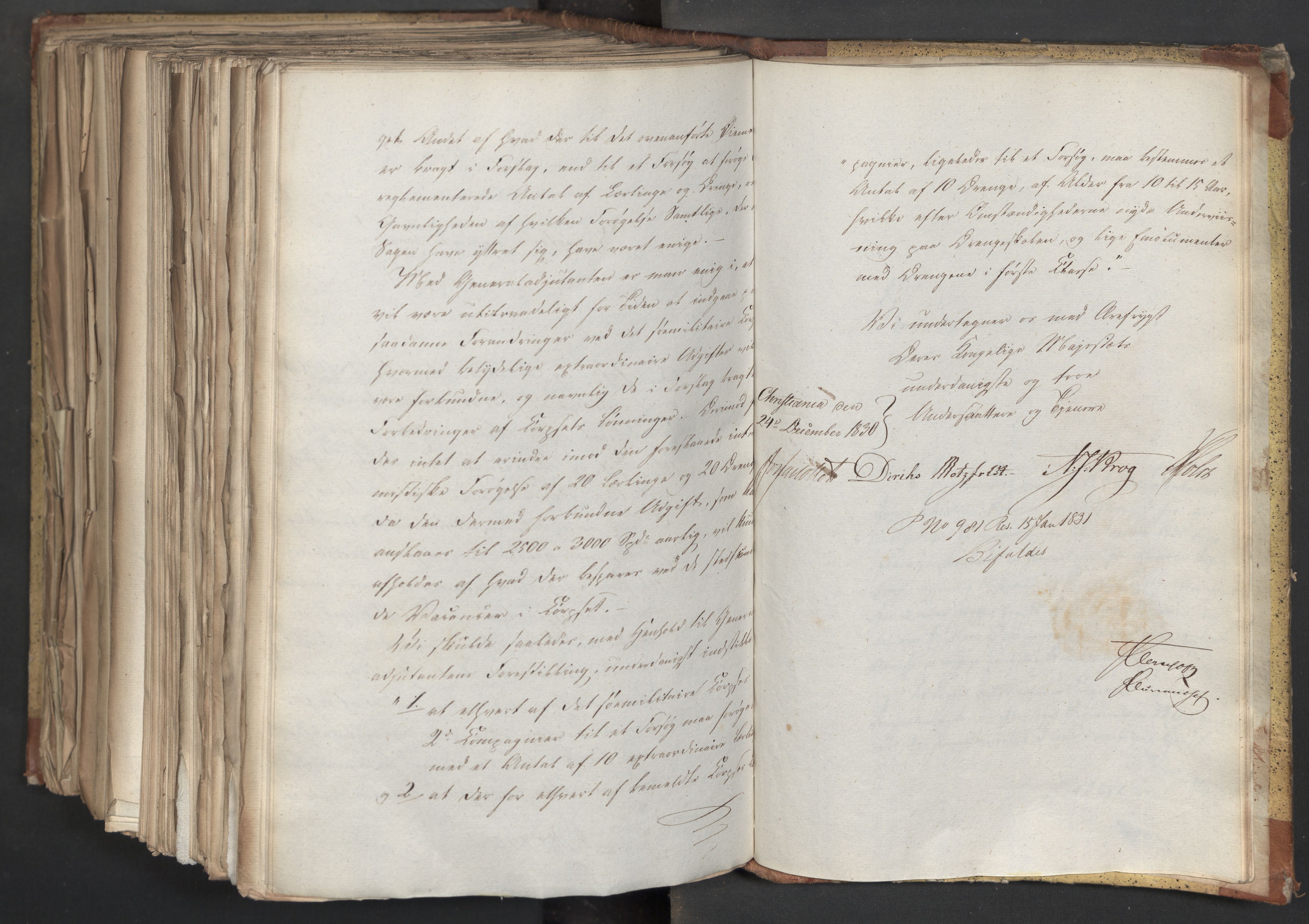 Statsrådsavdelingen i Stockholm, AV/RA-S-1003/D/Da/L0068: Regjeringsinnstillinger nr. 660-876, 1830, p. 780