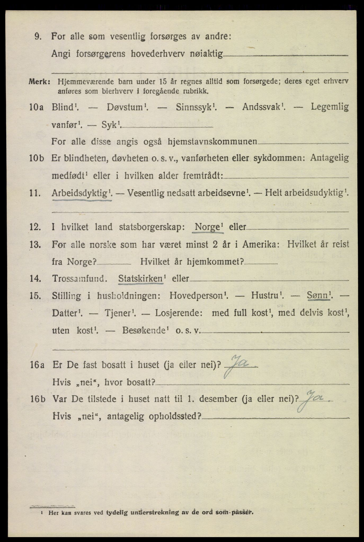 SAH, 1920 census for Nord-Fron, 1920, p. 7479