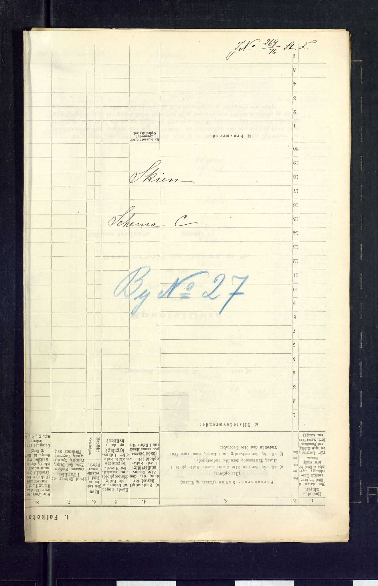 SAKO, 1875 census for 0806P Skien, 1875, p. 21