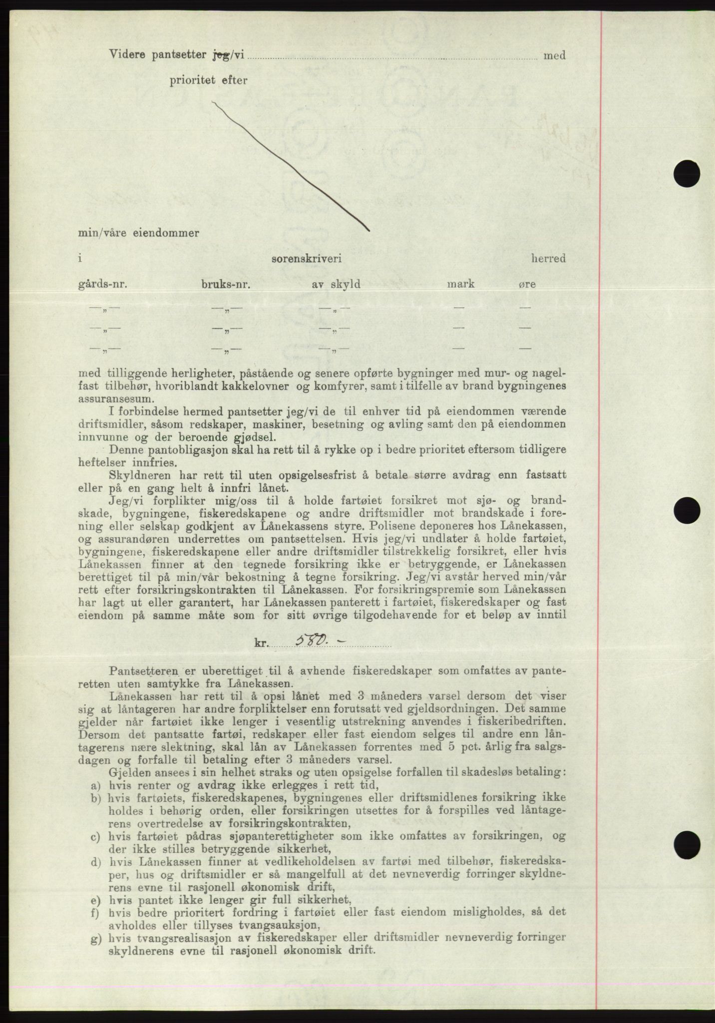 Søre Sunnmøre sorenskriveri, AV/SAT-A-4122/1/2/2C/L0063: Mortgage book no. 57, 1937-1937, Diary no: : 623/1937