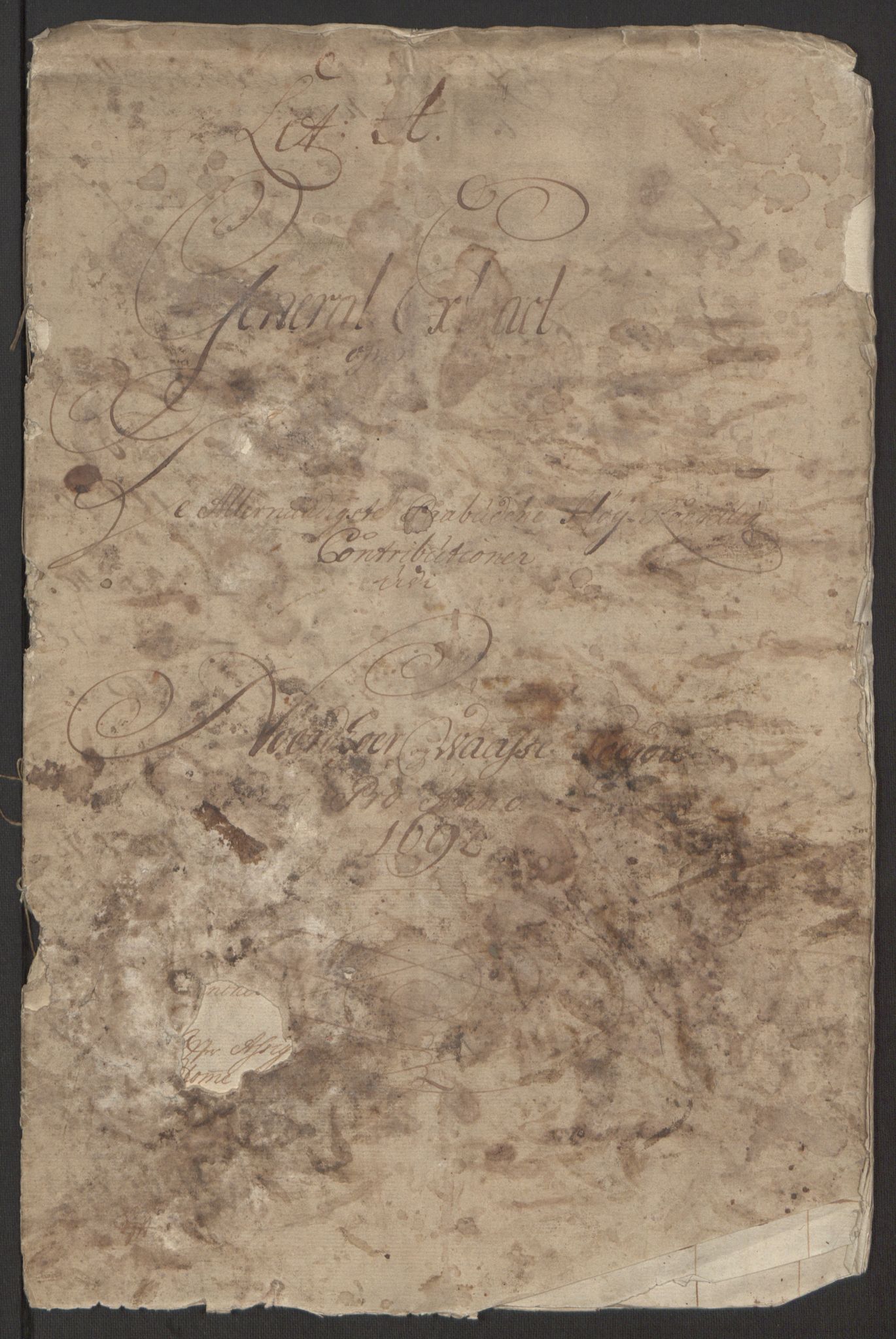 Rentekammeret inntil 1814, Reviderte regnskaper, Fogderegnskap, RA/EA-4092/R51/L3181: Fogderegnskap Nordhordland og Voss, 1691-1692, p. 196