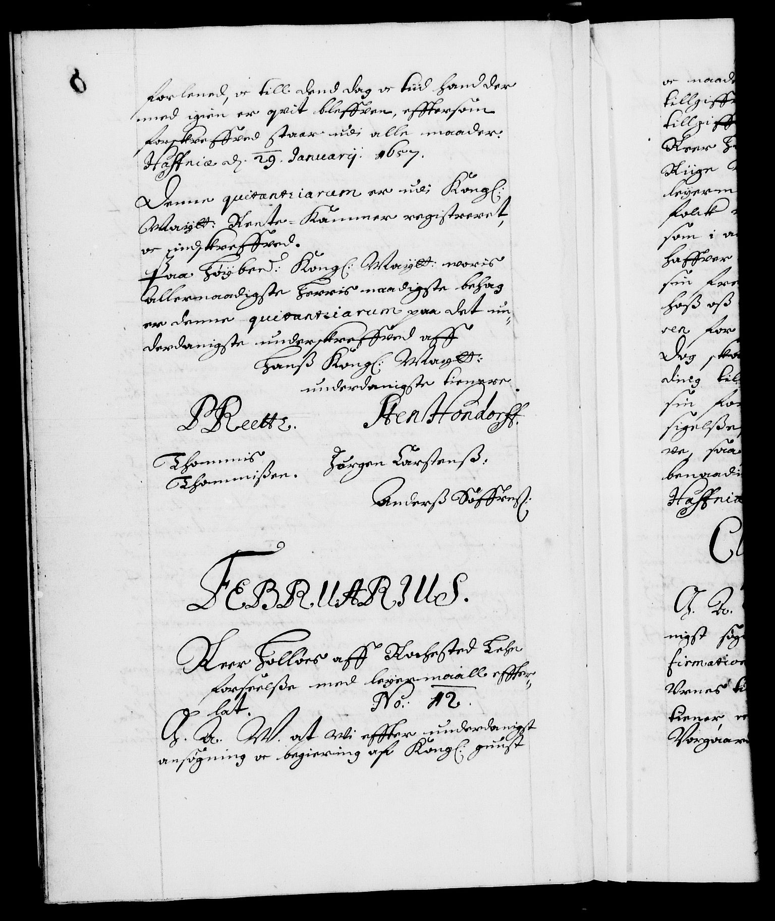 Danske Kanselli 1572-1799, RA/EA-3023/F/Fc/Fca/Fcaa/L0009: Norske registre (mikrofilm), 1657-1660, p. 8b