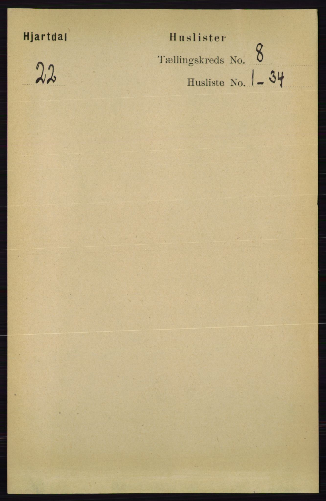 RA, 1891 census for 0827 Hjartdal, 1891, p. 2770