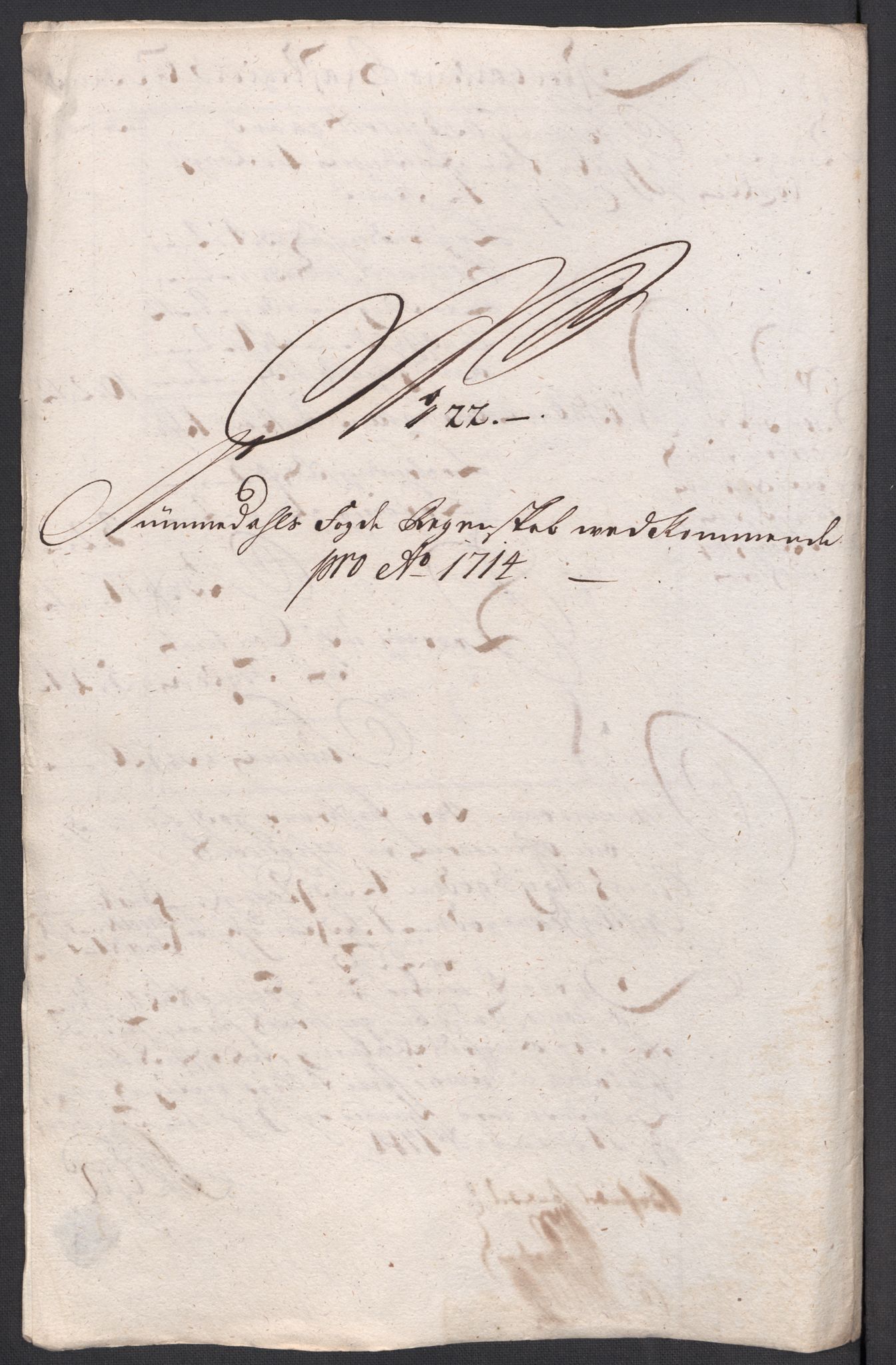 Rentekammeret inntil 1814, Reviderte regnskaper, Fogderegnskap, AV/RA-EA-4092/R64/L4435: Fogderegnskap Namdal, 1714, p. 171