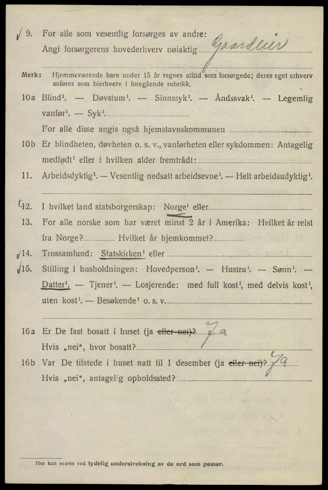 SAO, 1920 census for Kristiania, 1920, p. 516410