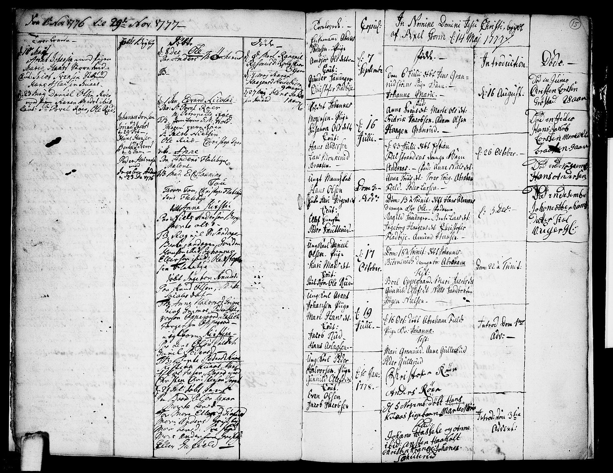 Nesodden prestekontor Kirkebøker, AV/SAO-A-10013/F/Fa/L0003: Parish register (official) no. I 3, 1769-1780, p. 15