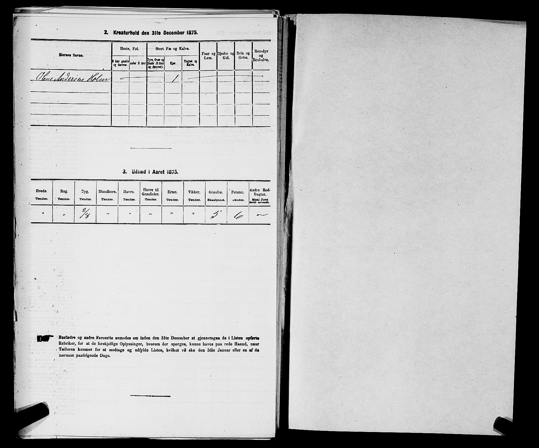 RA, 1875 census for 0220P Asker, 1875, p. 1755