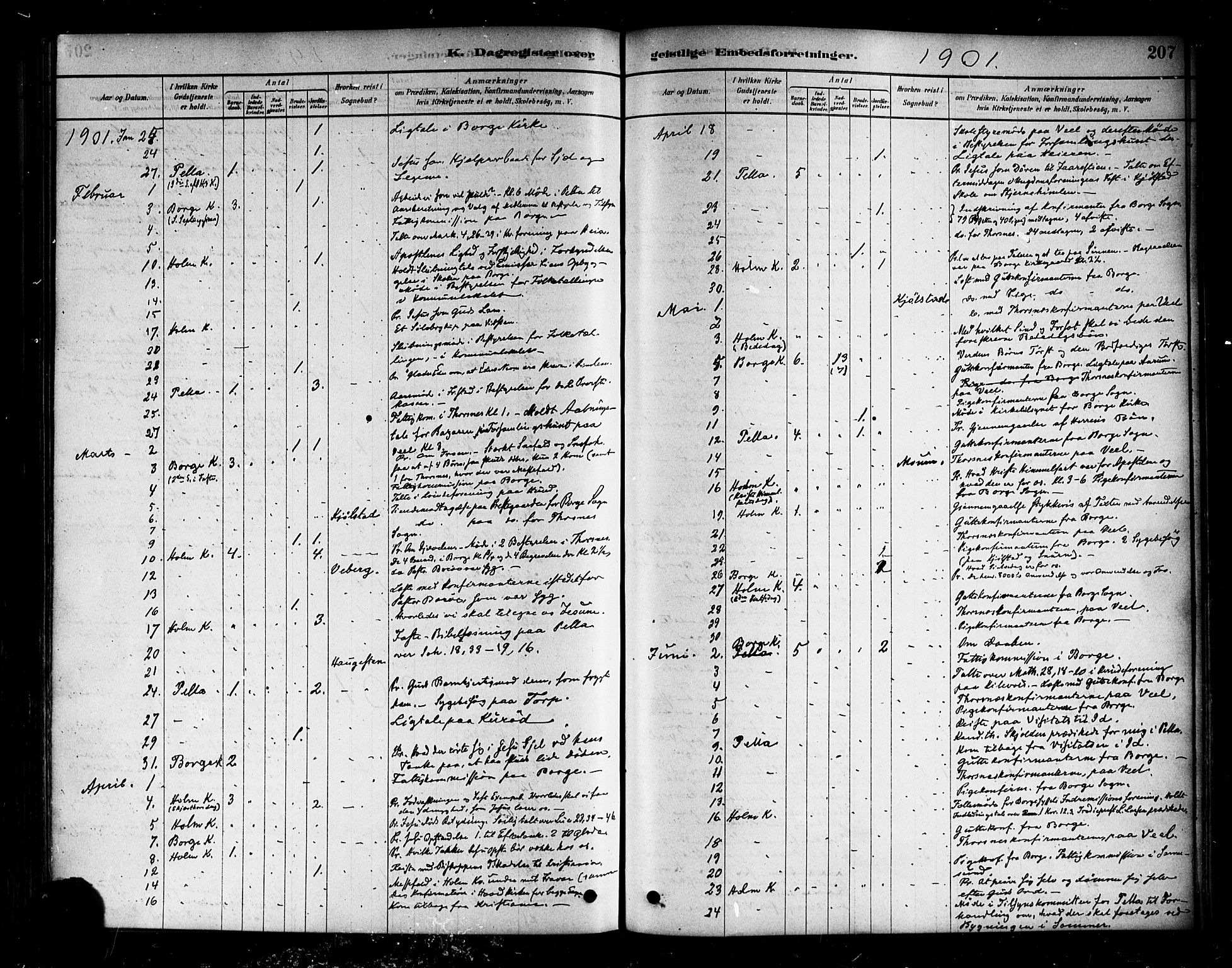 Borge prestekontor Kirkebøker, SAO/A-10903/F/Fb/L0003: Parish register (official) no. II 3, 1878-1902, p. 207
