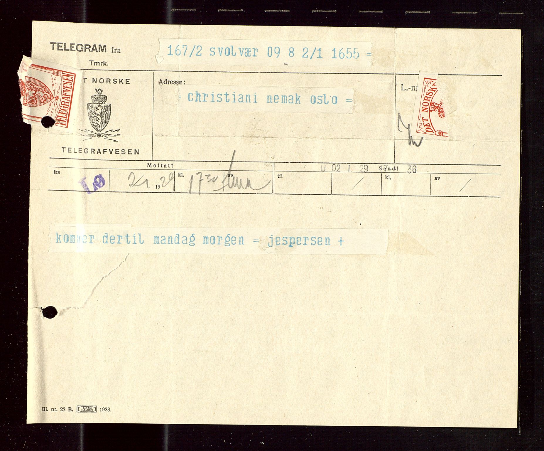 Pa 1521 - A/S Norske Shell, SAST/A-101915/E/Ea/Eaa/L0018: Sjefskorrespondanse, 1929, p. 252