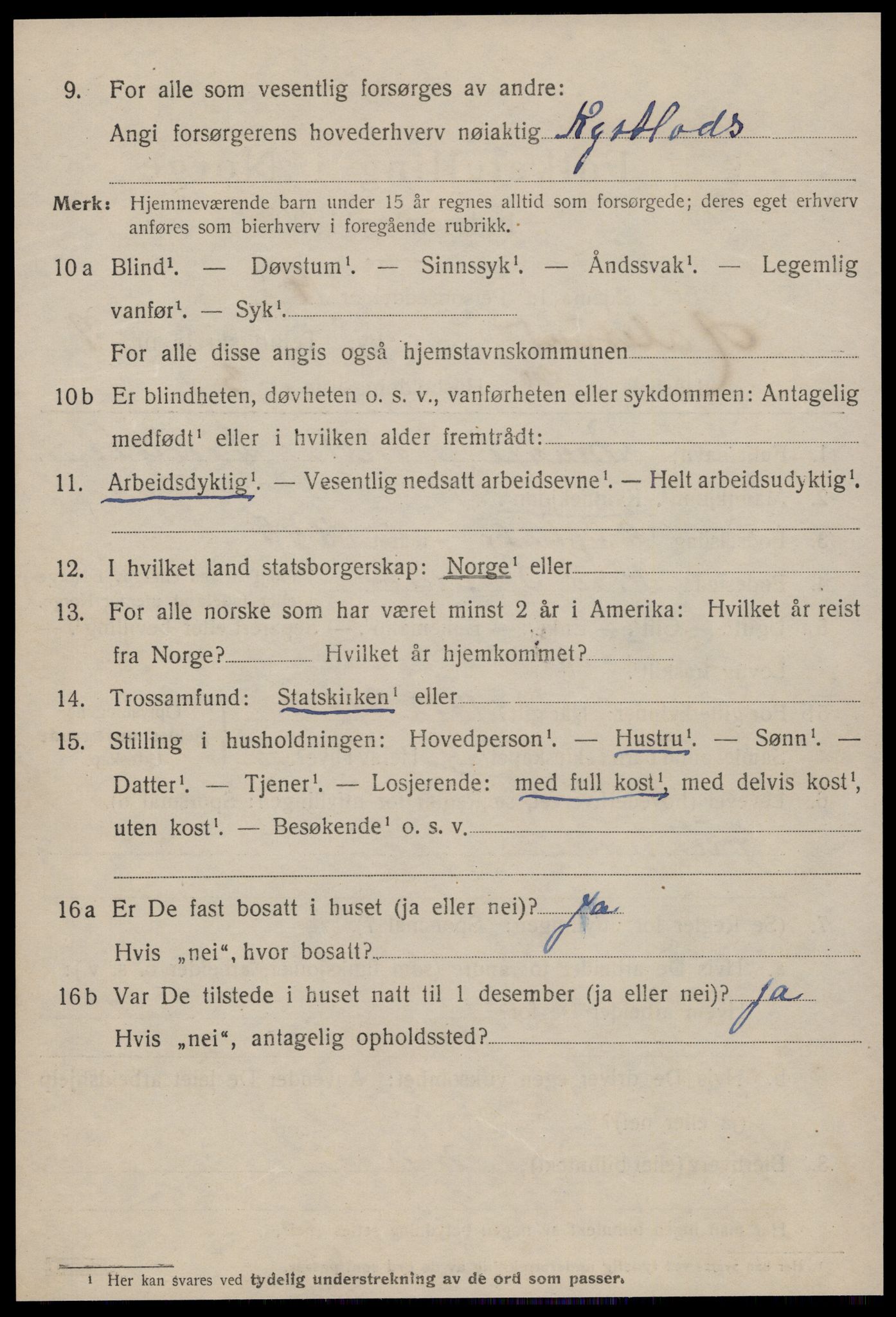 SAT, 1920 census for Ålesund, 1920, p. 23283