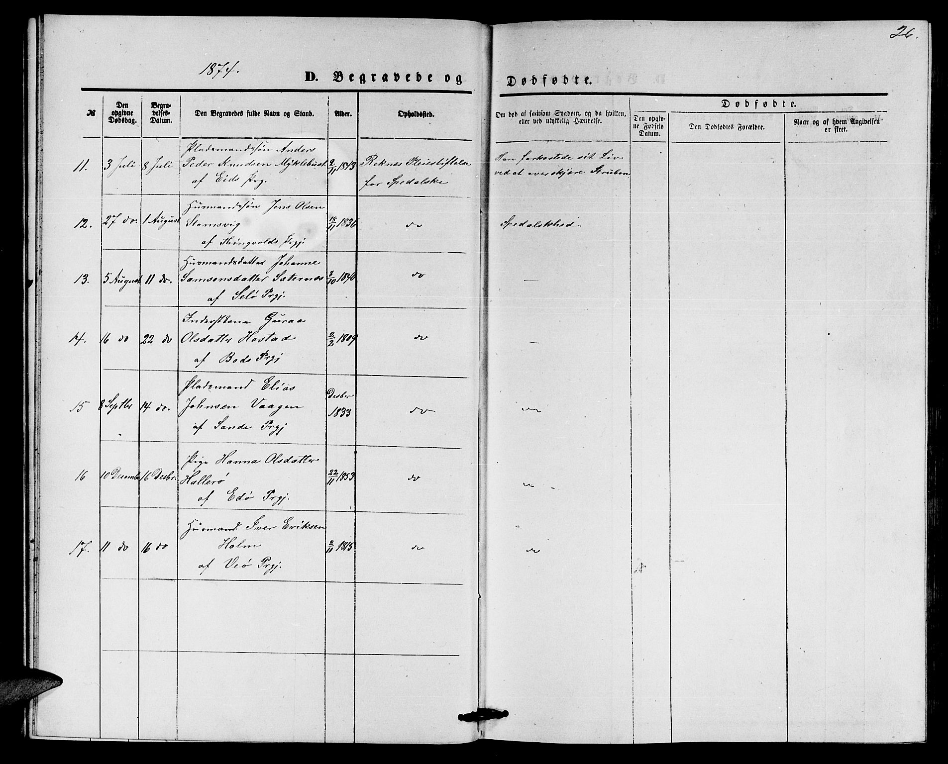 Ministerialprotokoller, klokkerbøker og fødselsregistre - Møre og Romsdal, SAT/A-1454/559/L0715: Parish register (copy) no. 559C01, 1869-1886, p. 26