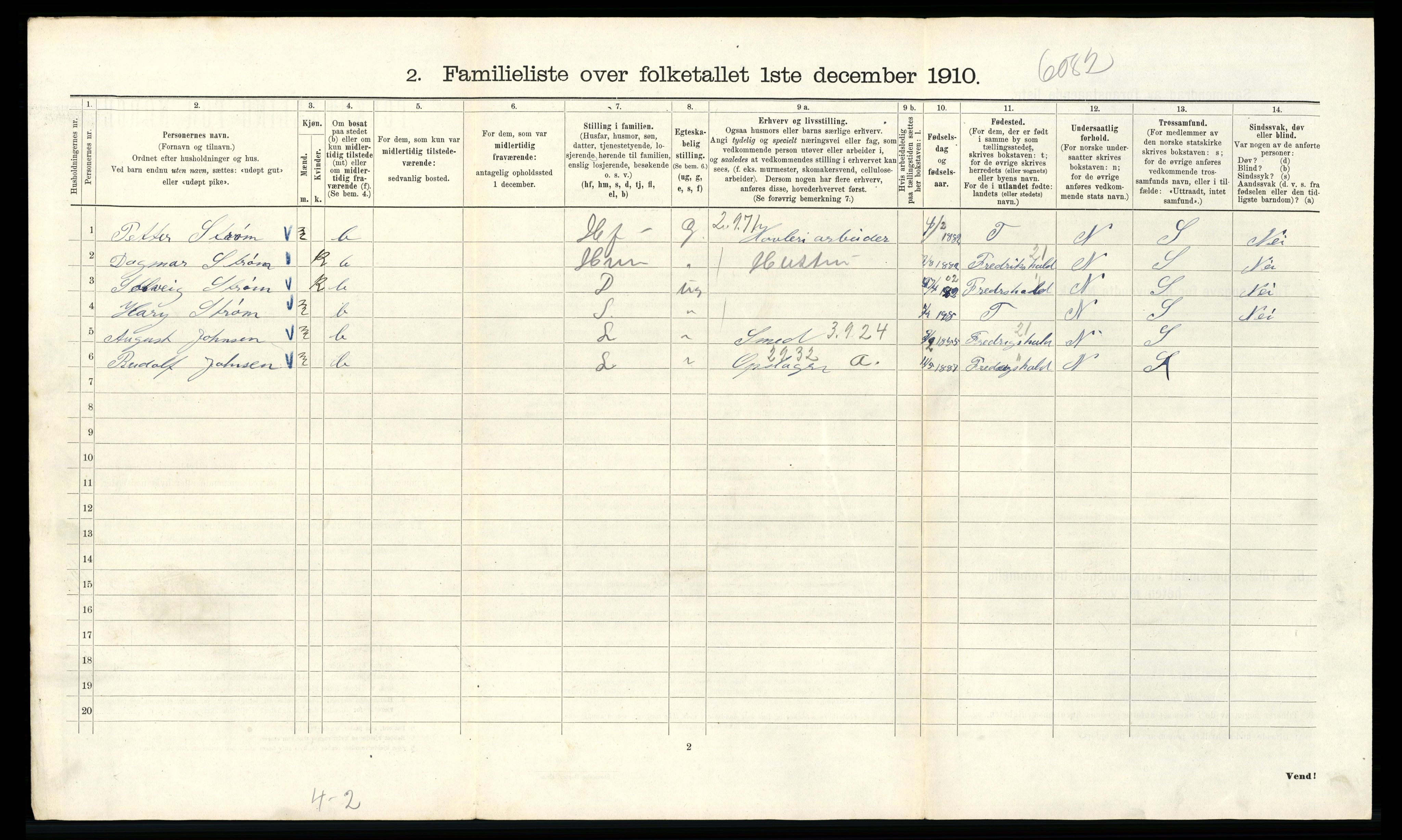 RA, 1910 census for Kristiania, 1910, p. 124208