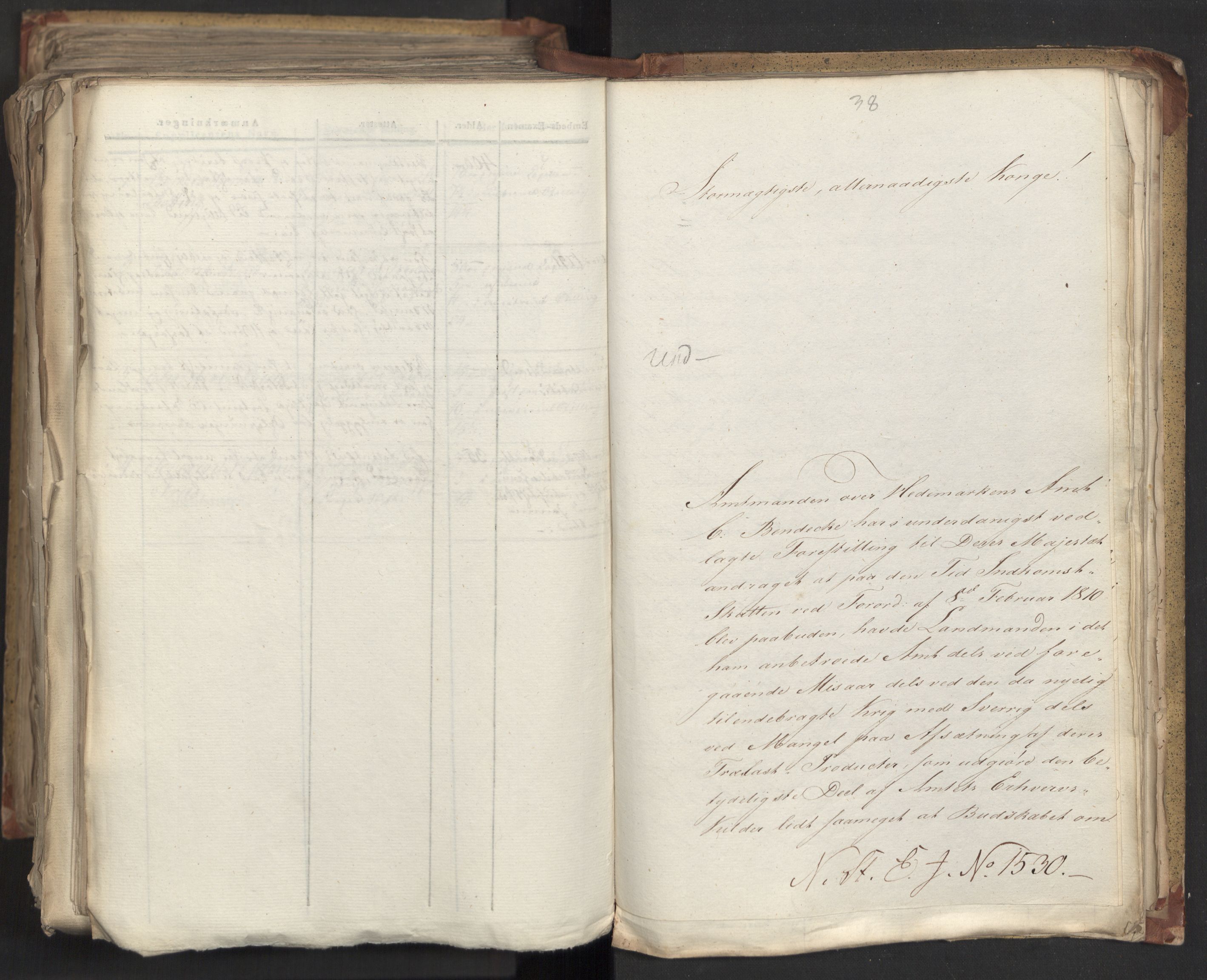 Statsrådsavdelingen i Stockholm, AV/RA-S-1003/D/Da/L0006: Regjeringsinnstillinger nr. 1247-1544, 1816, p. 543