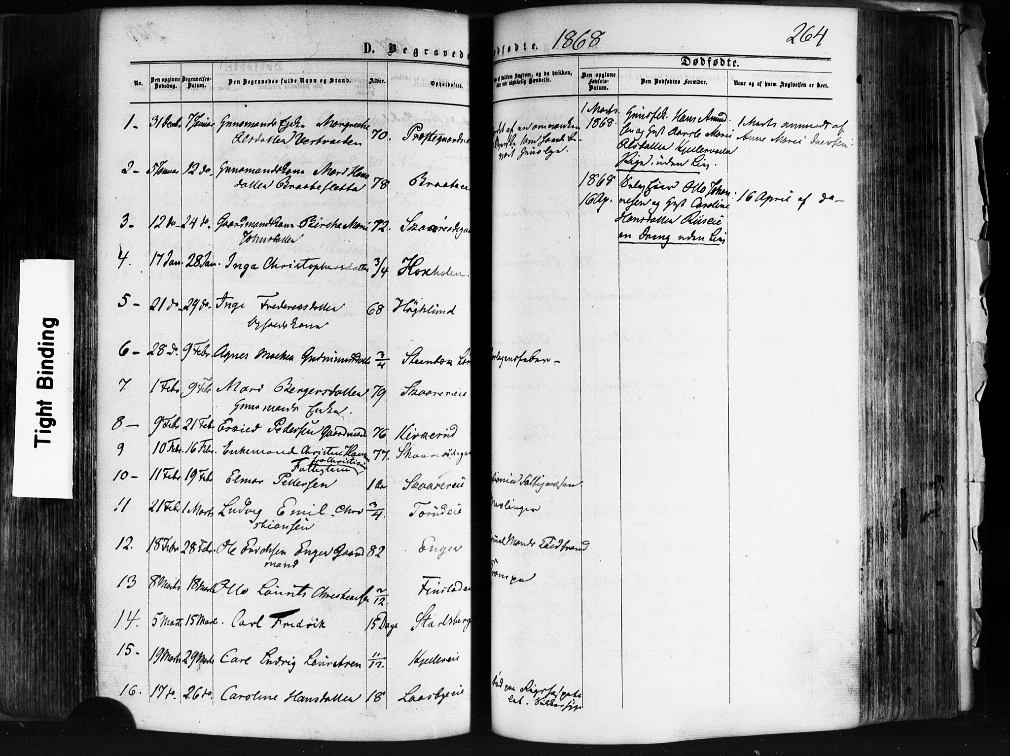 Skedsmo prestekontor Kirkebøker, AV/SAO-A-10033a/F/Fa/L0011: Parish register (official) no. I 11, 1866-1876, p. 264