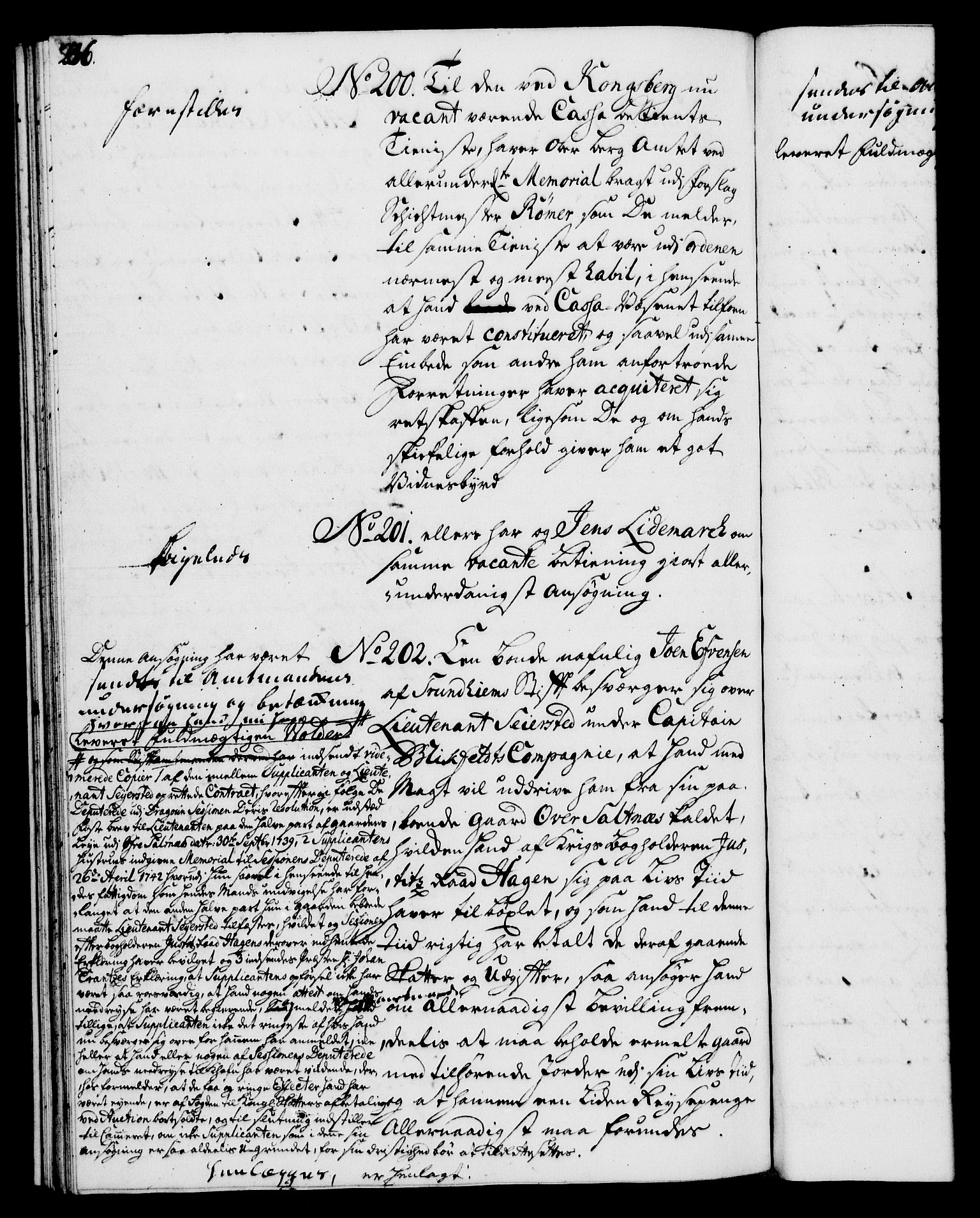 Rentekammeret, Kammerkanselliet, RA/EA-3111/G/Gh/Gha/L0024: Norsk ekstraktmemorialprotokoll (merket RK 53.69), 1742-1743, p. 236