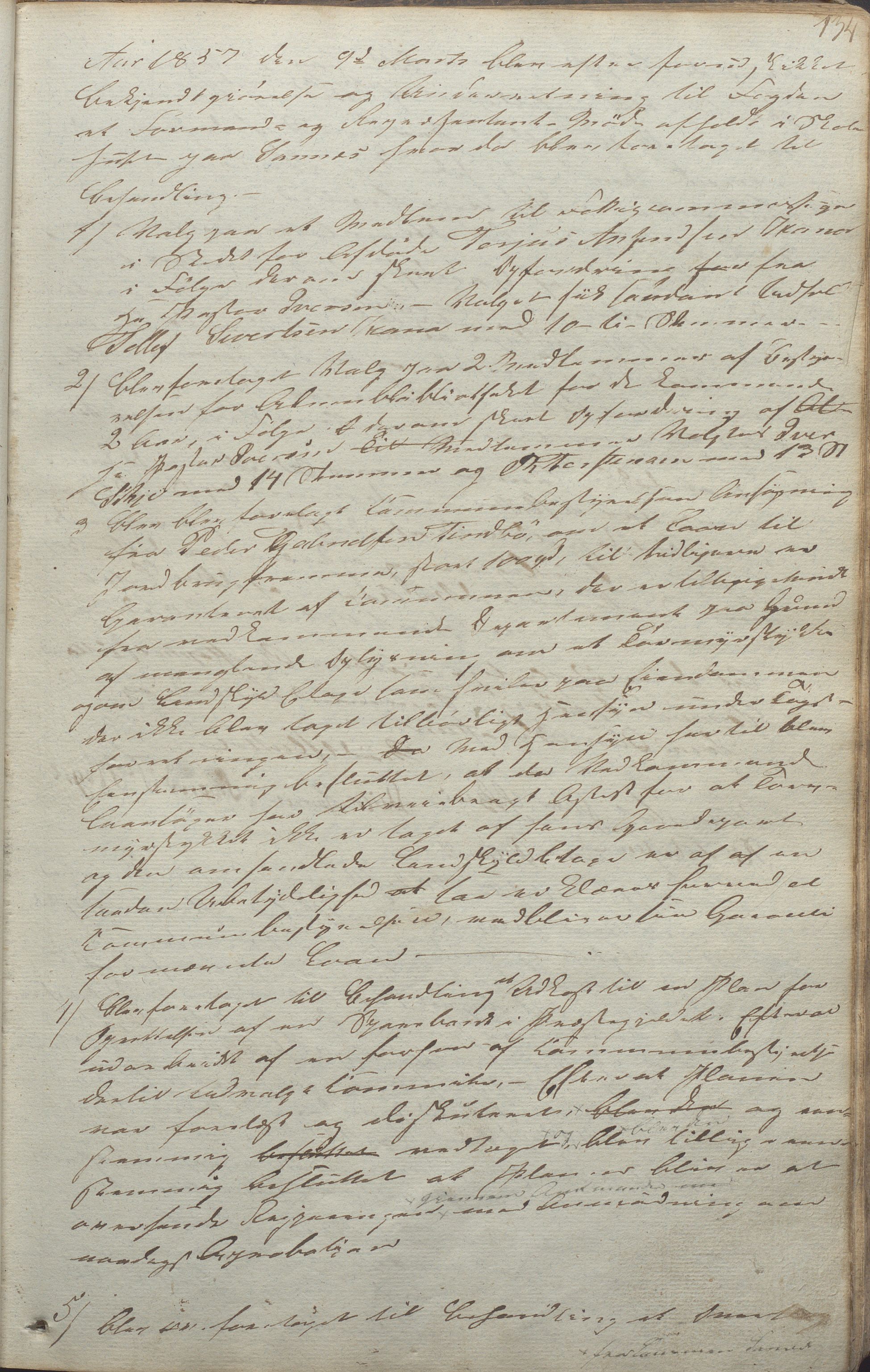 Høyland kommune - Formannskapet, IKAR/K-100046/Aa/L0001: Møtebok, 1837-1867, p. 134a