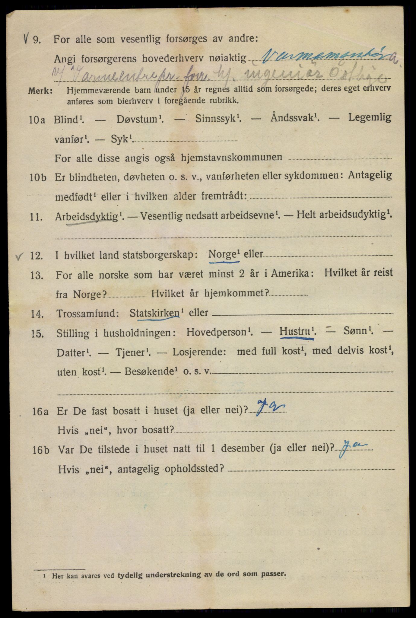 SAO, 1920 census for Kristiania, 1920, p. 349498