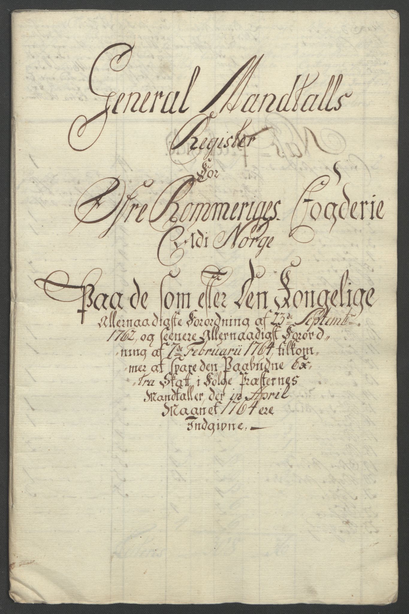 Rentekammeret inntil 1814, Reviderte regnskaper, Fogderegnskap, AV/RA-EA-4092/R12/L0804: Ekstraskatten Øvre Romerike, 1764, p. 246