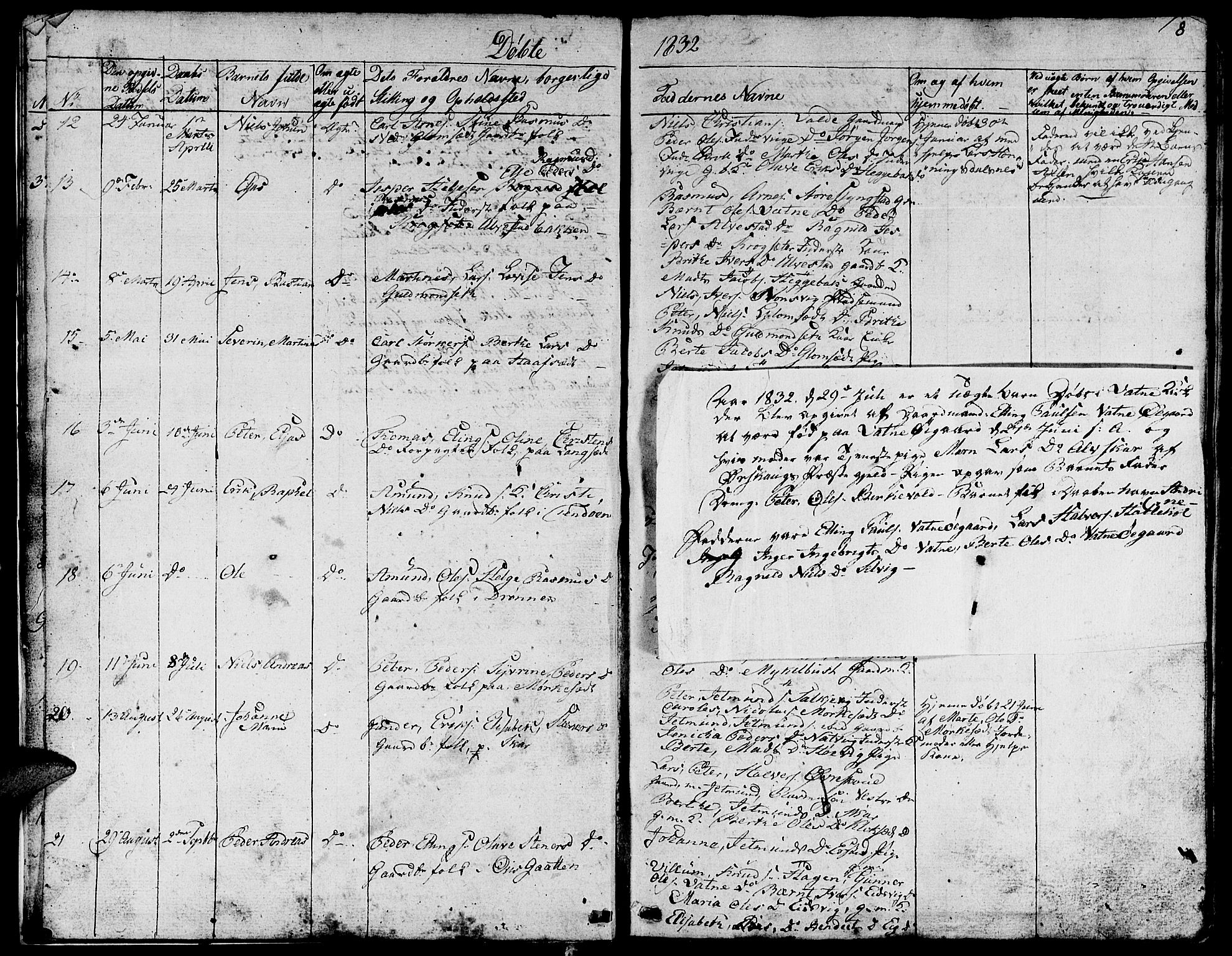 Ministerialprotokoller, klokkerbøker og fødselsregistre - Møre og Romsdal, SAT/A-1454/524/L0361: Parish register (copy) no. 524C02, 1831-1840, p. 8