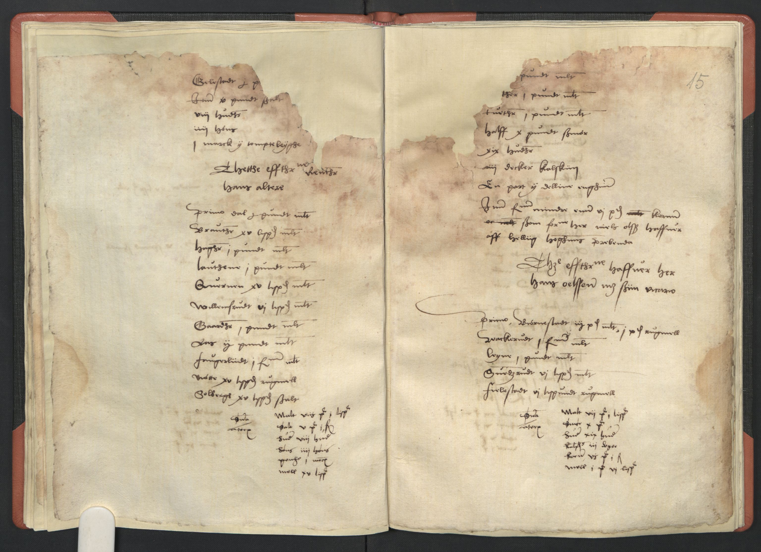 Rentekammeret inntil 1814, Reviderte regnskaper, Lensregnskaper, AV/RA-EA-5023/R/Ra/L0016: Kirke- og klostergods, kommunegods m.m., 1549-1555;   Bergverksregnskap, 1540-1541, 1540-1555