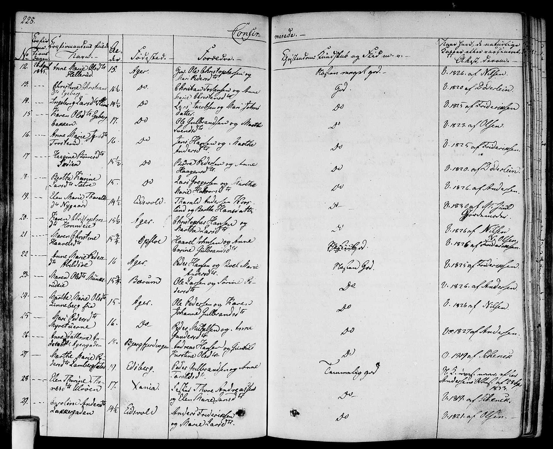 Gamlebyen prestekontor Kirkebøker, AV/SAO-A-10884/F/Fa/L0003: Parish register (official) no. 3, 1829-1849, p. 228