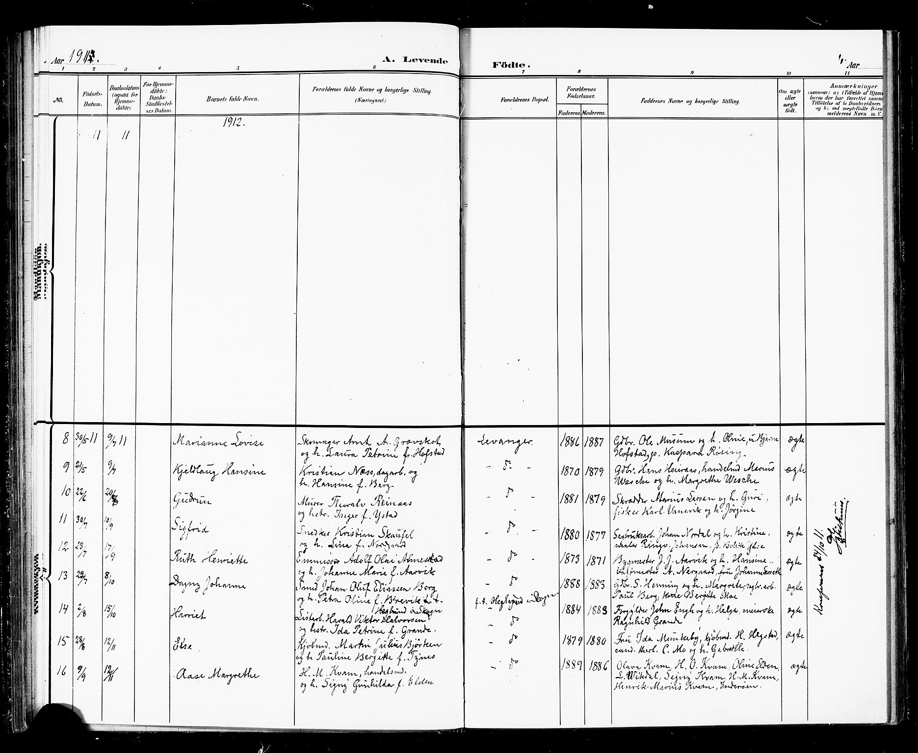 Ministerialprotokoller, klokkerbøker og fødselsregistre - Nord-Trøndelag, SAT/A-1458/720/L0192: Parish register (copy) no. 720C01, 1880-1917, p. 46i