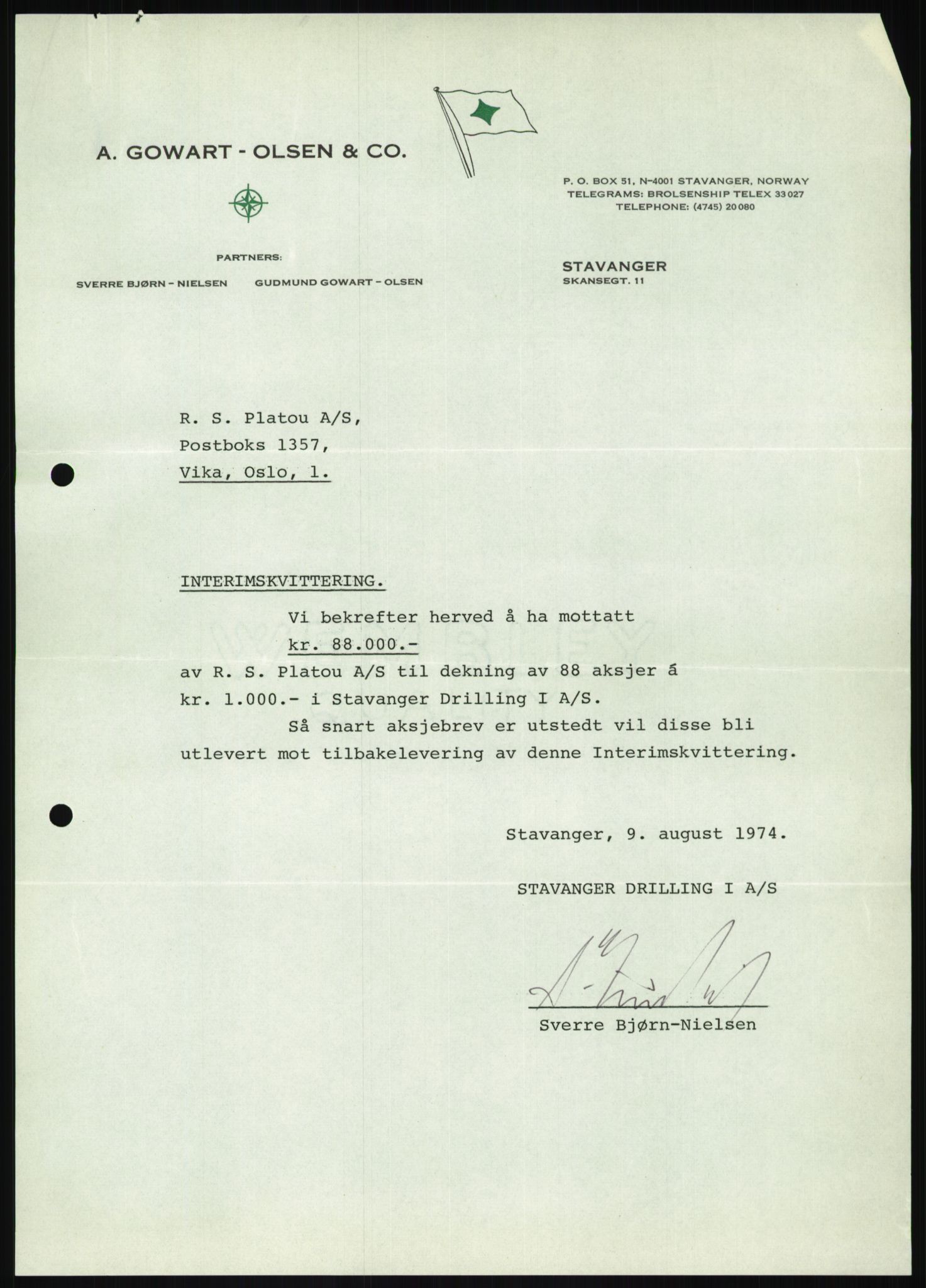 Pa 1503 - Stavanger Drilling AS, AV/SAST-A-101906/D/L0006: Korrespondanse og saksdokumenter, 1974-1984, p. 1117