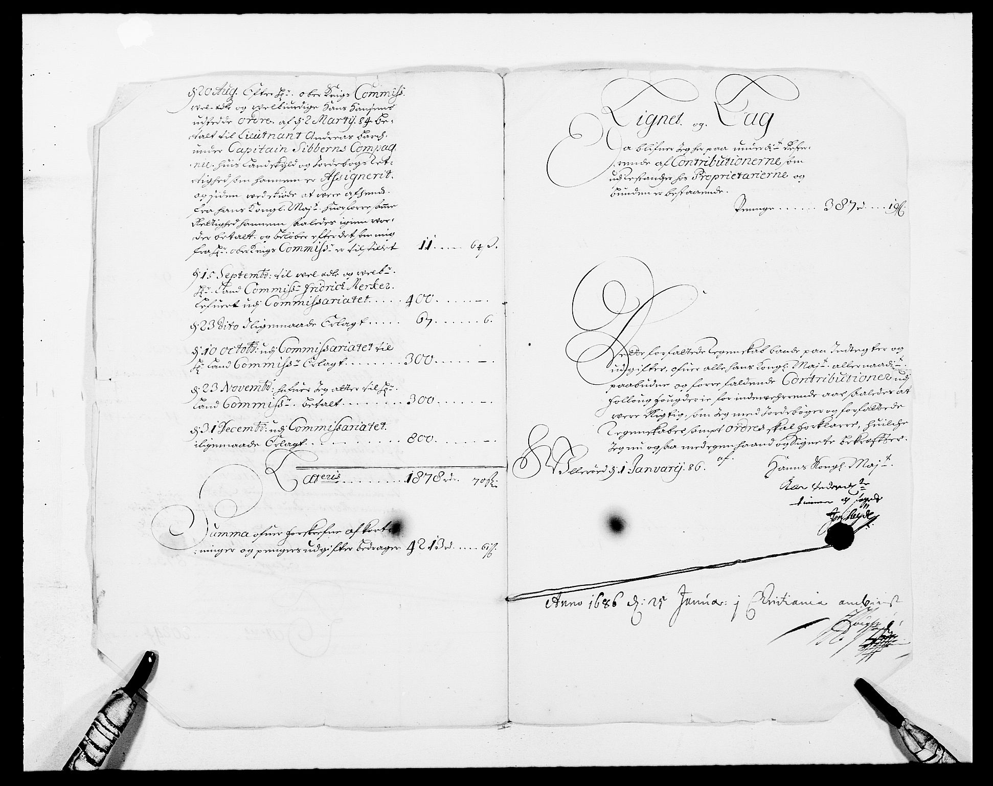 Rentekammeret inntil 1814, Reviderte regnskaper, Fogderegnskap, RA/EA-4092/R09/L0433: Fogderegnskap Follo, 1685-1686, p. 6