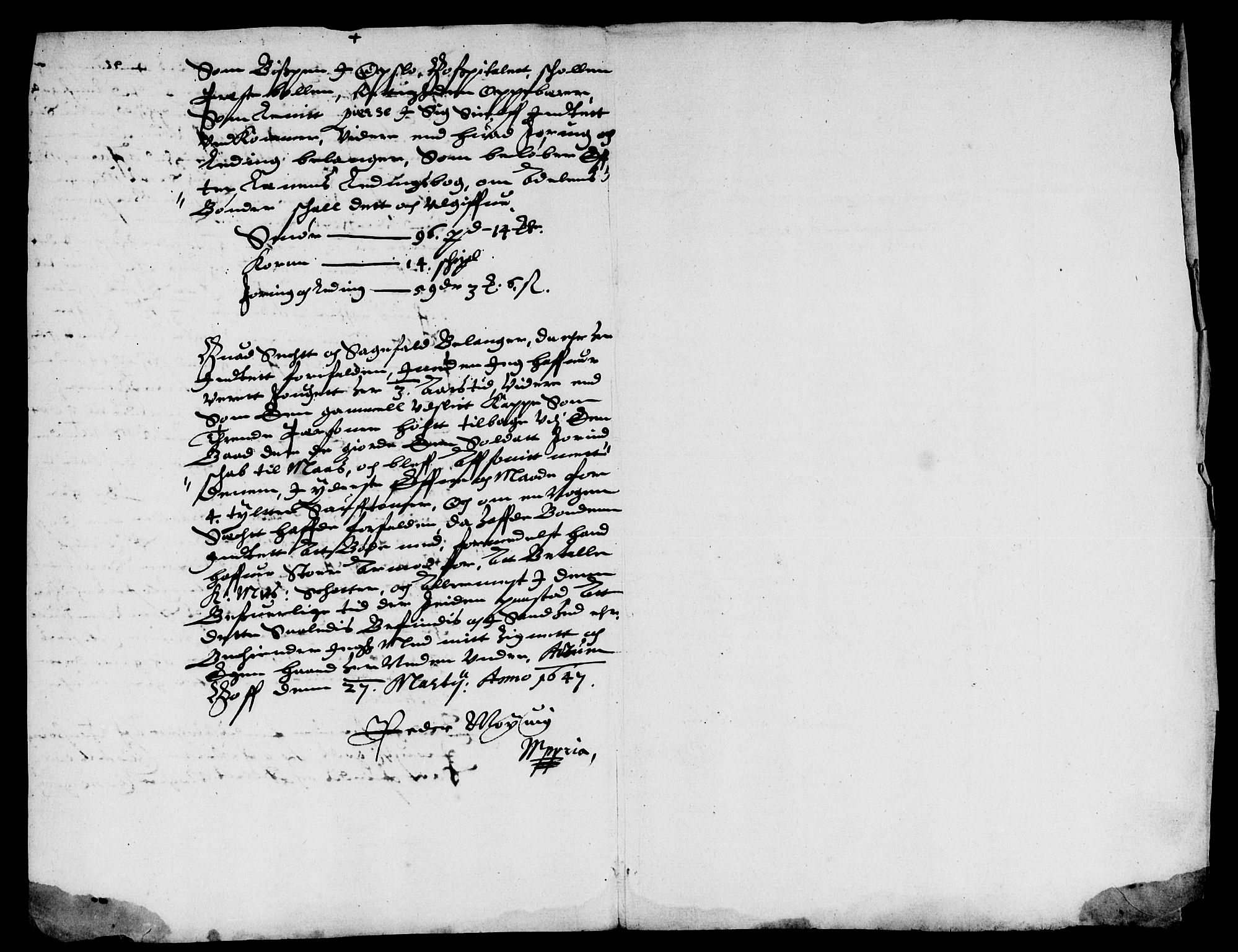 Rentekammeret inntil 1814, Reviderte regnskaper, Lensregnskaper, AV/RA-EA-5023/R/Rb/Rbe/L0002: Onsøy len, 1615-1650