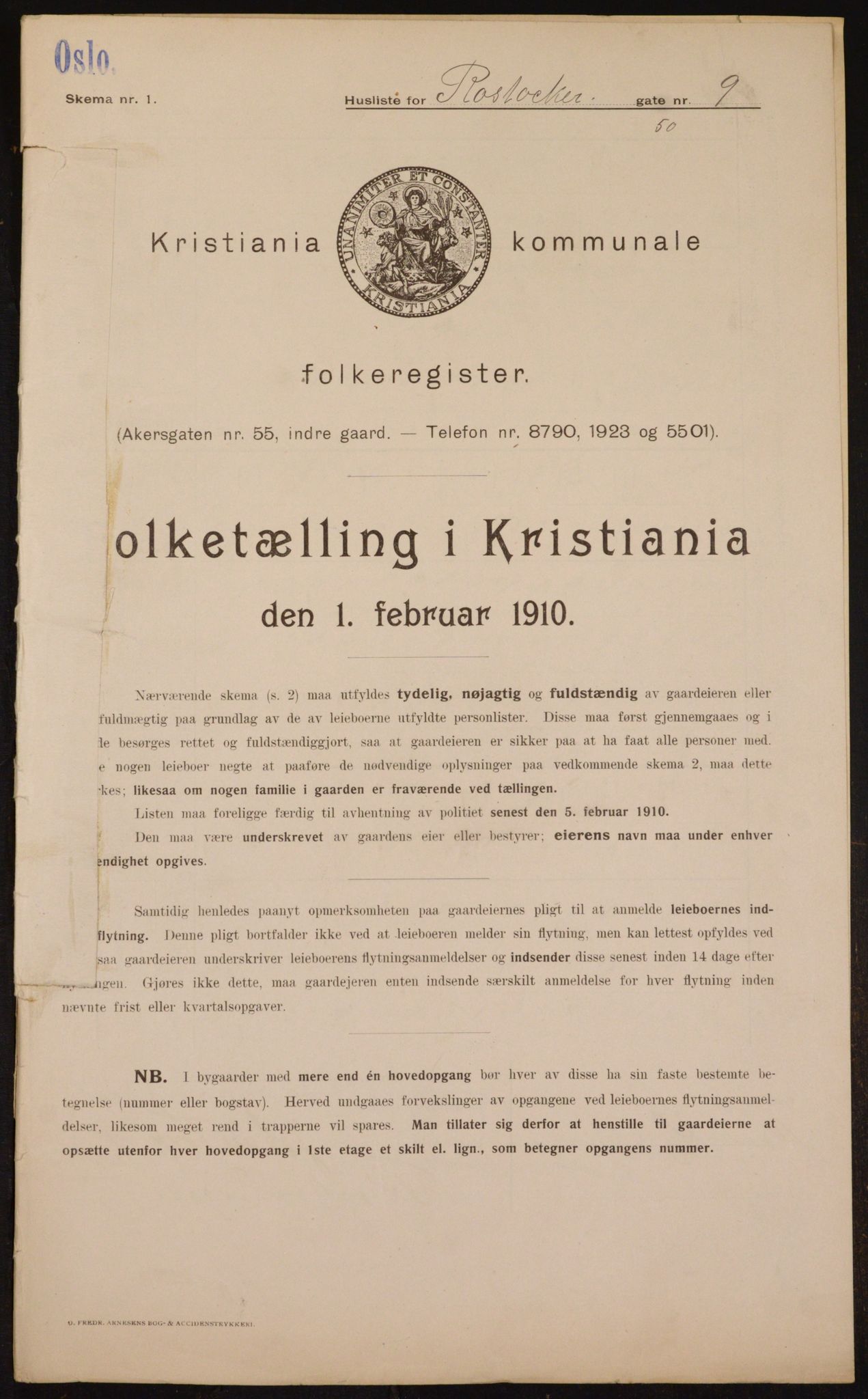 OBA, Municipal Census 1910 for Kristiania, 1910, p. 80876