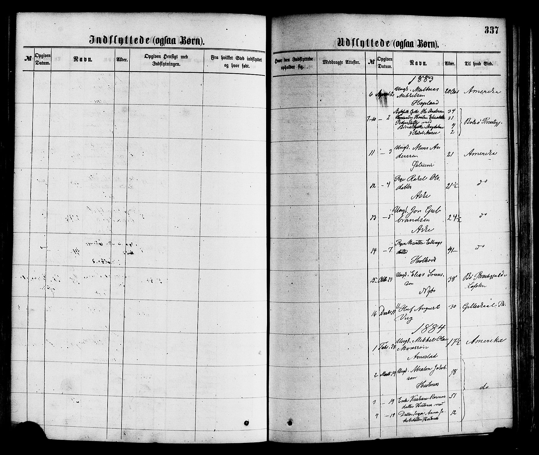 Gloppen sokneprestembete, SAB/A-80101/H/Haa/Haaa/L0010: Parish register (official) no. A 10, 1871-1884, p. 337