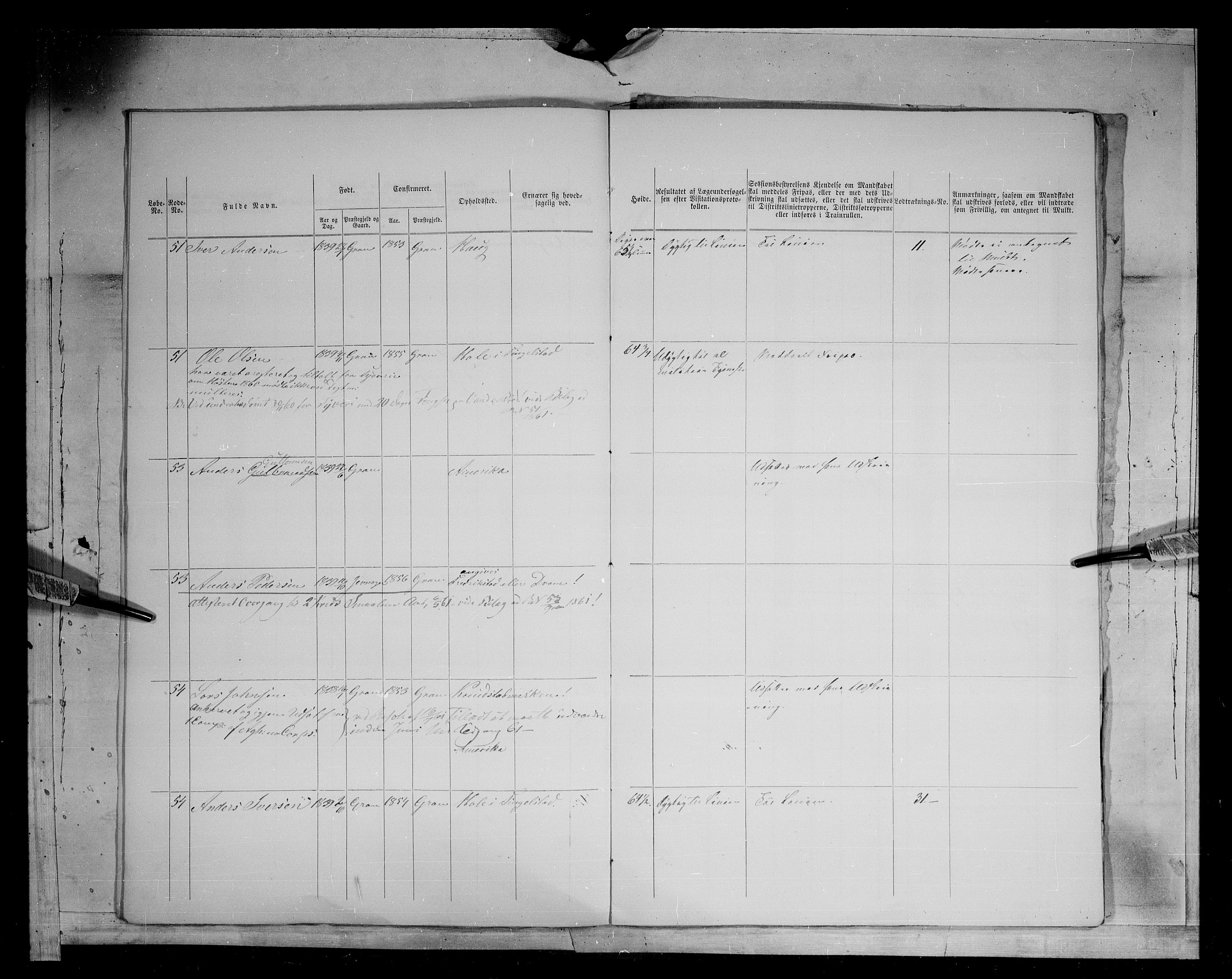 Fylkesmannen i Oppland, AV/SAH-FYO-002/1/K/Kg/L1166: Gran og Jevnaker, 1860-1879, p. 8546