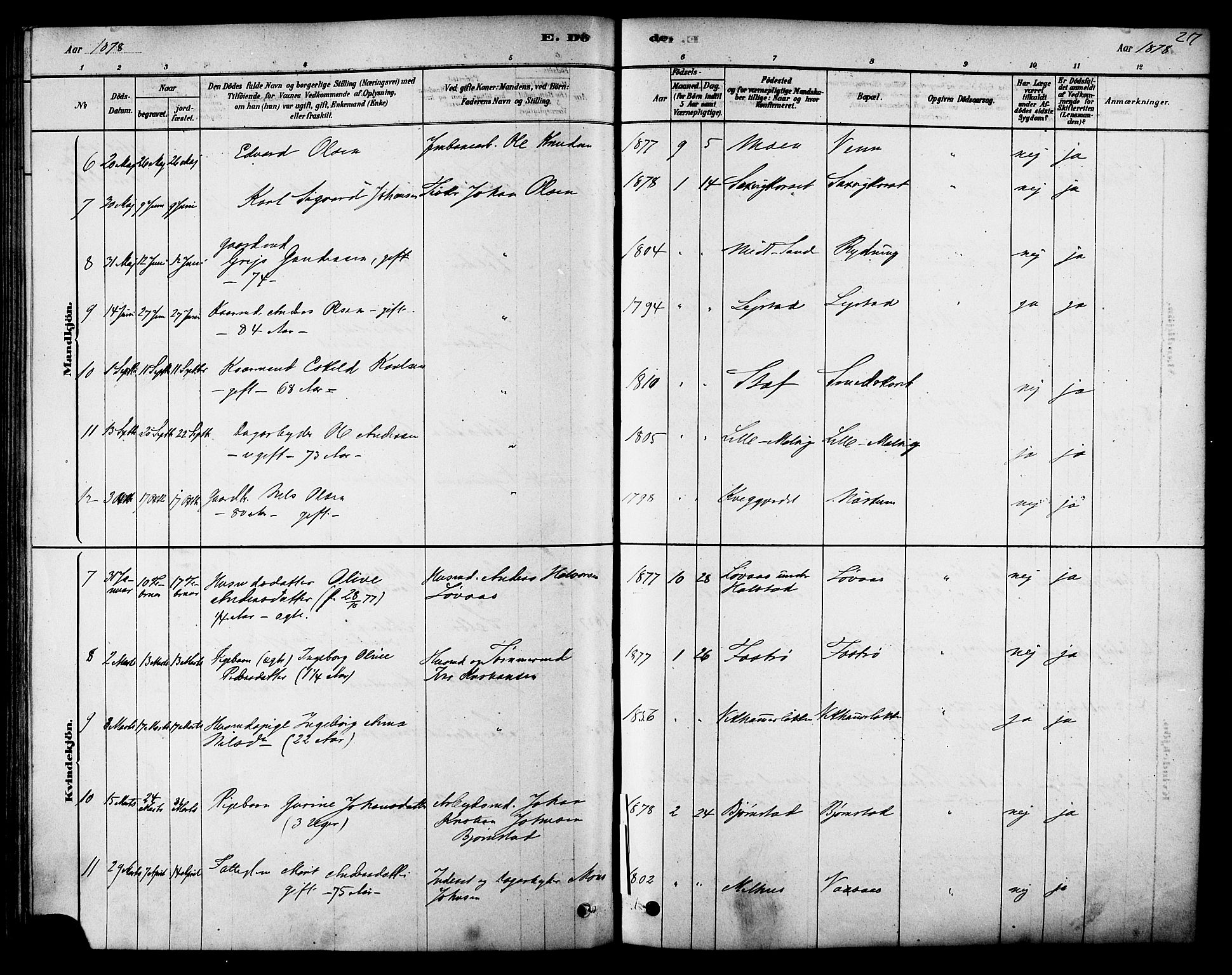 Ministerialprotokoller, klokkerbøker og fødselsregistre - Sør-Trøndelag, SAT/A-1456/616/L0410: Parish register (official) no. 616A07, 1878-1893, p. 217
